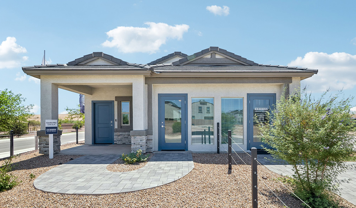 Discover new homes within the only gated community in Gladden Farms. Coronet at Gladden Farms, a premier D.R. Horton community where modern living meets the scenic charm of Marana, Arizona. Coronet offers residents the perfect blend of small-town warmth and modern amenities. Surrounded by 830 acres of green space, 28 parks, and 19 playgrounds, this gated community is designed for families who value both comfort and outdoor adventure.  Residents of Coronet at Gladden Farms enjoy exclusive amenities such as a sparkling community pool, jacuzzi, fitness center, and a clubhouse complete with a BBQ area and patio. The community also offers walking trails, a dog park, and playgrounds, making it the ideal environment for families and active lifestyles. Each home is thoughtfully designed with high-end finishes, including quartz countertops, wood-look luxury vinyl plank flooring, tile roofs, Spanish Lace stucco exteriors and beautifully landscaped front yards with auto drip irrigation. Additionally, all homes feature covered front porches and back patios, perfect for enjoying the stunning Arizona sunsets and monsoons.  Coronet at Gladden Farms is built with a commitment to energy efficiency and sustainability. Each home meets the DOE Zero Energy Ready Home standards, meaning they are constructed to be so energy-efficient that a renewable energy system could offset most or all of the home's annual energy use. These homes include advanced features such as tankless water heaters, energy-efficient LED lighting, and high-performance insulation, ensuring lower utility costs and a reduced environmental footprint. The Home is Connected Smart Home package, which includes a smart thermostat, video doorbell, keyless entry, a Wi-Fi-enabled garage door opener, and much more, provides modern convenience and enhanced security.  Living in Coronet at Gladden Farms means being part of a thriving community with easy access to shopping, dining, and recreation. The greater Gladden Farms area is equipped with amenities like a splashpad, soccer fields, and the Paws & Claws Dog Park. Families will appreciate being part of the Marana Unified School District, with Gladden Farms Elementary nearby and a new K-8 school opening in 2025.  Beyond the community, residents can explore the natural beauty of the area with proximity to Picacho Peak State Park, Tortolita Mountain Park, and Saguaro National Park, offering endless opportunities for hiking, cycling, and wildlife viewing. Experience the perfect blend of comfort, convenience, and community at Coronet at Gladden Farms—where new homes, energy efficiency, and a vibrant lifestyle await.