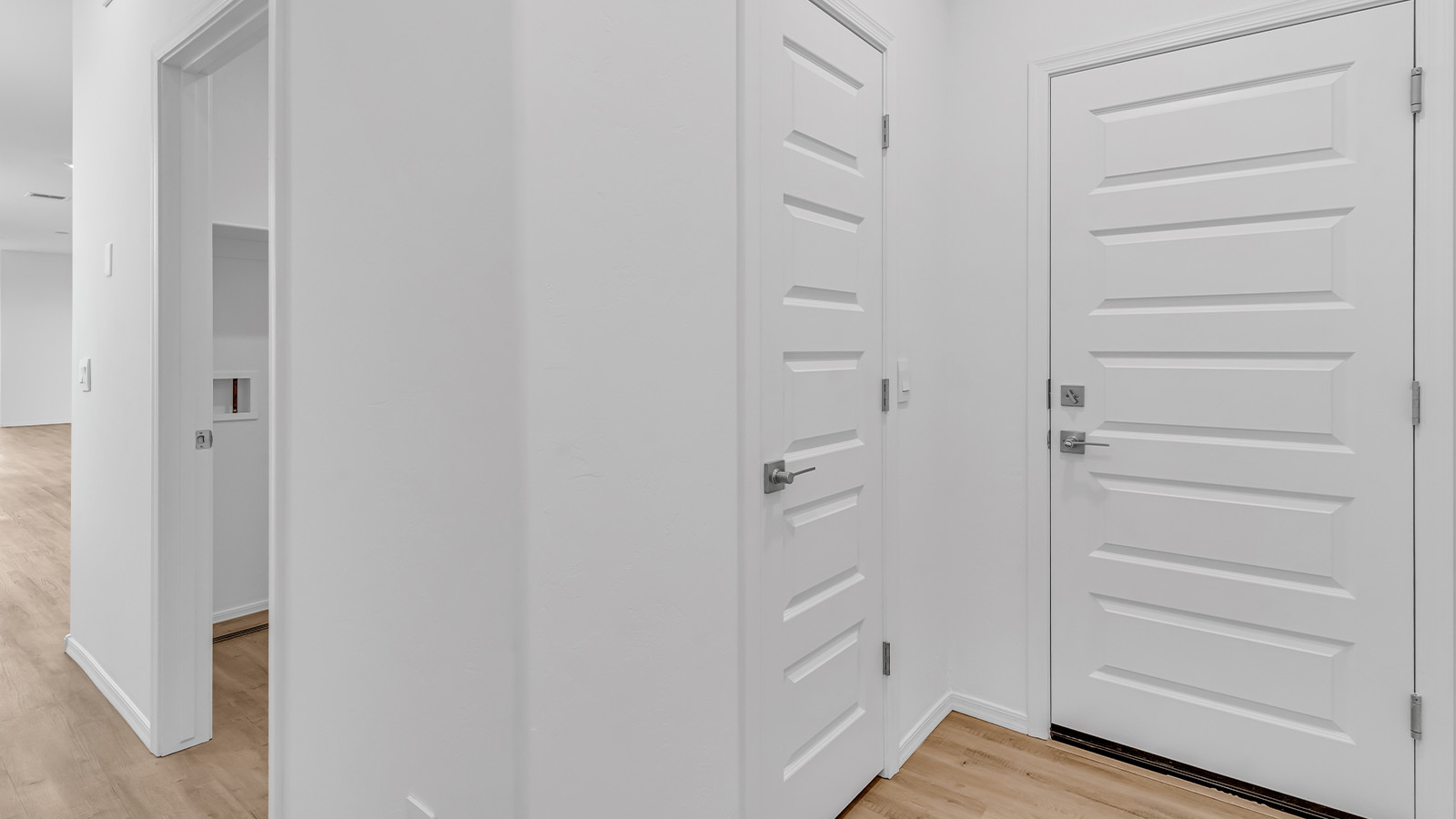 Introducing The Brooke at Coronet at Gladden Farms in Marana, Arizona – a unique 1,654 sq. ft. single-story new home designed for those who seek both comfort and style in a picturesque setting. Exclusively available at Coronet at Gladden Farms, this floorplan offers a one-of-a-kind living experience you won’t find anywhere else.  As you enter through the welcoming front porch, you’ll find yourself in a well-designed entryway that leads into the heart of the home. The great room, with its open and airy layout, is the perfect spot for gathering with family and friends. It flows seamlessly into the dining area and kitchen, creating an inviting space that’s ideal for everything from casual meals to entertaining guests.  The kitchen is the centerpiece of this home, featuring quartz countertops, modern appliances, and a large pantry that provides ample storage. The adjacent dining area offers a comfortable setting for meals, and the open-concept design ensures that the kitchen, dining, and living spaces are always connected.  The Brooke offers a well-thought-out floor plan with four bedrooms, making it perfect for families of all sizes. The master suite, located at the rear of the home, provides a private retreat with a spacious bedroom, a walk-in closet, and an en-suite bathroom complete with dual vanities and a walk-in shower. The additional three bedrooms are thoughtfully positioned near the second full bathroom, ensuring comfort and convenience for all.  A utility room and a two-car garage add practicality to the overall design, while the covered patio extends your living space outdoors. Here, you can enjoy Arizona’s beautiful weather and the stunning views that Coronet at Gladden Farms has to offer.  Designed with energy efficiency in mind, The Brooke at Coronet at Gladden Farms is a DOE Zero Energy Ready Home, providing a sustainable lifestyle with lower utility costs and a reduced environmental footprint.