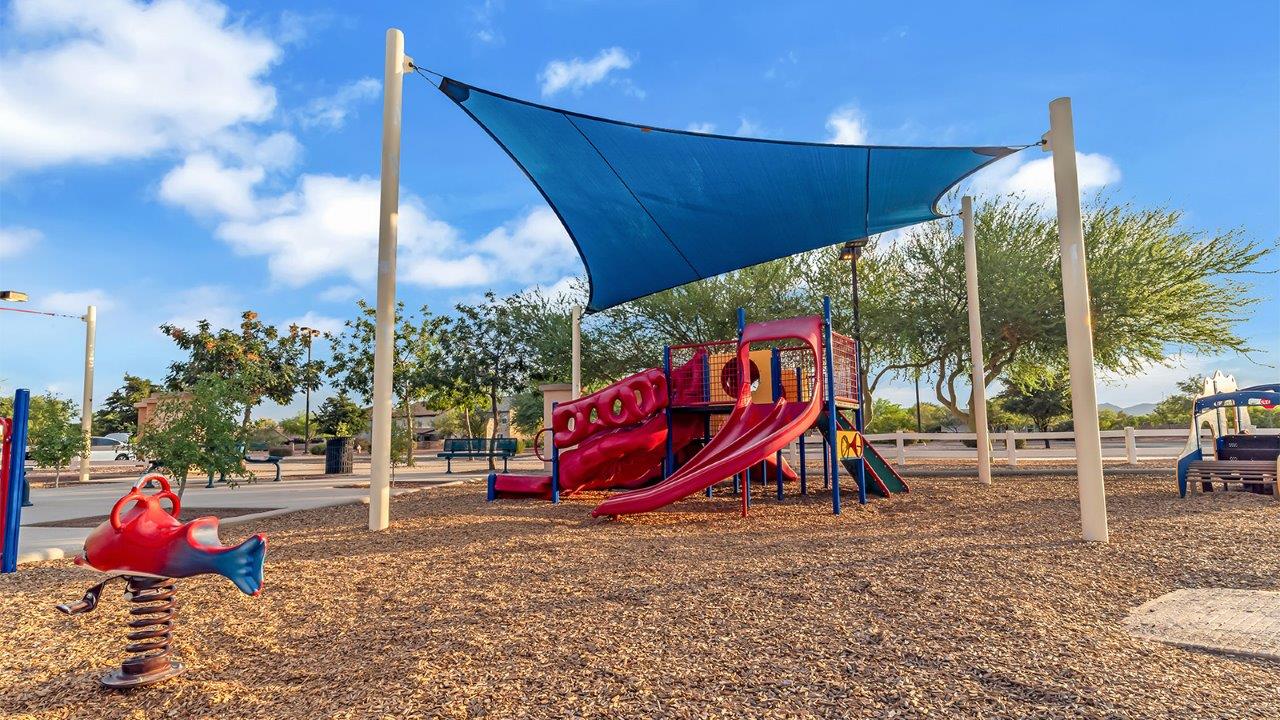 Discover the Gila — a brand new versatile two-story floor plan offering 2,057 sq. ft. of comfortable, modern living space available now within Coronet at Gladden Farms Community in Marana, Arizona.  Thoughtfully crafted for households of all sizes, the Gila features four bedrooms, a spacious loft, and three full bathrooms, ensuring every family member has their own space to unwind and recharge.  A standout highlight of this home is the guest-style suite on the main floor, offering convenient access to a full bathroom. Perfect for visitors, multi-generational living, or private home office, this main-level bedroom offers exceptional flexibility.  The main floor creates an inviting flow, with a generous great room that connects seamlessly to the dining area and kitchen. The kitchen features a large center island, Shaker-style cabinetry, and ample storage space to include a large pantry.  Upstairs, the Gila continues to impress with thoughtful design and family-friendly layout. The well-appointed primary bedroom includes a private en-suite bathroom and large walk-in closet. Bedrooms 2 and 3, along with the loft, share a full bathroom conveniently located for easy access. An additional standout feature is Bedroom 2, which includes a large walk-in closet—a perfect setup for teens, young adults, or anyone who appreciates extra storage and personal space. The second floor also features a large laundry room, conveniently located near the bedrooms.  The Gila is designed with energy efficiency in mind. This DOE Zero Energy Ready Home offers a sustainable lifestyle with advanced features like tankless water heaters, energy-efficient LED lighting, and high-performance insulation, ensuring lower utility costs and a reduced environmental footprint.  Living at Coronet at Gladden Farms means enjoying a community that values both comfort and outdoor adventure. With access to 830 acres of green space, parks, playgrounds, and exclusive amenities like a sparkling pool, fitness center, and clubhouse, this community is perfect for families and active lifestyles.