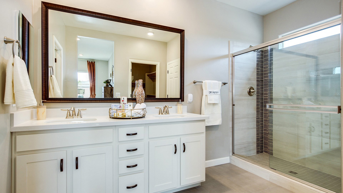 Welcome to The Citrine, a spacious single-story new home located in the Sycamore Vista. With 2,577 square feet of well-planned living space, this home offers four bedrooms, three bathrooms, and a dedicated study, making it ideal for families who value both space and convenience.  As you enter through the inviting covered porch, you’re greeted by a bright and airy entryway that flows into the heart of the home. The expansive great room, dining area, and kitchen are thoughtfully connected, creating an ideal space for entertaining or enjoying time with family. The kitchen features a large island, quartz countertops, and Shaker-style cabinetry. A spacious pantry and modern stainless-steel appliances ensure your kitchen is both functional and stylish.  The Citrine’s layout includes a generously sized primary bedroom, carefully positioned for privacy at the rear of the home. This room features a large walk-in closet and an en-suite bathroom with luxurious super shower. The additional three bedrooms are well-sized and located in separate areas of the home, ensuring privacy and easy access to two more full bathrooms.  One of the highlights of The Citrine is its versatile study, which can be used as a home office, media room, or extra bedroom for guests. The large laundry room, conveniently situated near the bedrooms, adds to the home’s practicality.  The covered patio, accessible from the great room, offers a perfect spot for outdoor living, where you can enjoy Arizona’s beautiful weather throughout the year. Whether you’re hosting a barbecue or simply relaxing, this outdoor space enhances the home’s appeal.  Designed with energy efficiency and modern living in mind, The Citrine includes smart home technology ensuring comfort and sustainability. Large windows throughout the home allow natural light to brighten every corner.  The Citrine combines style, comfort, and practicality, making it a perfect place to call home in one of Vails’s most sought-after communities.