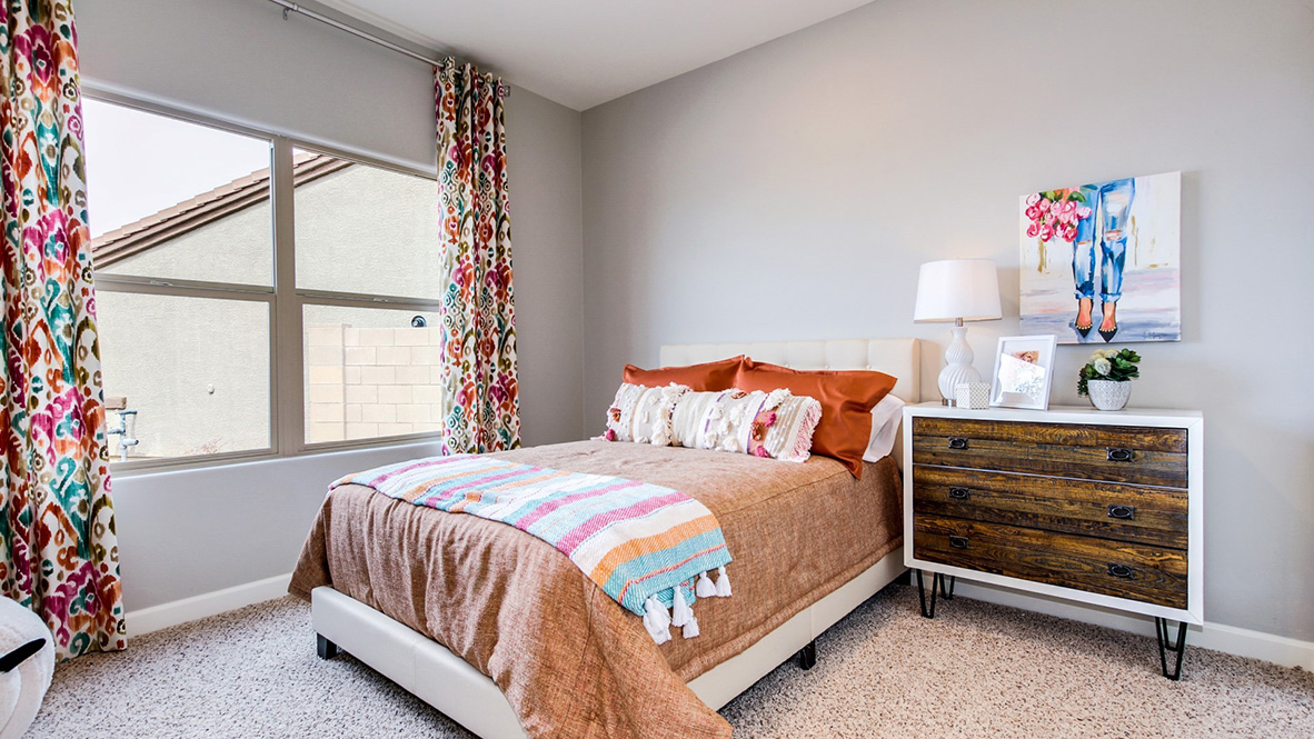 Welcome to The Citrine, a spacious single-story new home located in the Sycamore Vista. With 2,577 square feet of well-planned living space, this home offers four bedrooms, three bathrooms, and a dedicated study, making it ideal for families who value both space and convenience.  As you enter through the inviting covered porch, you’re greeted by a bright and airy entryway that flows into the heart of the home. The expansive great room, dining area, and kitchen are thoughtfully connected, creating an ideal space for entertaining or enjoying time with family. The kitchen features a large island, quartz countertops, and Shaker-style cabinetry. A spacious pantry and modern stainless-steel appliances ensure your kitchen is both functional and stylish.  The Citrine’s layout includes a generously sized primary bedroom, carefully positioned for privacy at the rear of the home. This room features a large walk-in closet and an en-suite bathroom with luxurious super shower. The additional three bedrooms are well-sized and located in separate areas of the home, ensuring privacy and easy access to two more full bathrooms.  One of the highlights of The Citrine is its versatile study, which can be used as a home office, media room, or extra bedroom for guests. The large laundry room, conveniently situated near the bedrooms, adds to the home’s practicality.  The covered patio, accessible from the great room, offers a perfect spot for outdoor living, where you can enjoy Arizona’s beautiful weather throughout the year. Whether you’re hosting a barbecue or simply relaxing, this outdoor space enhances the home’s appeal.  Designed with energy efficiency and modern living in mind, The Citrine includes smart home technology ensuring comfort and sustainability. Large windows throughout the home allow natural light to brighten every corner.  The Citrine combines style, comfort, and practicality, making it a perfect place to call home in one of Vails’s most sought-after communities.