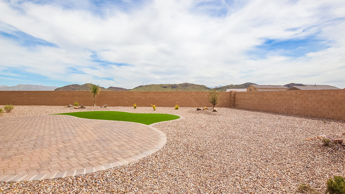 Welcome to The Citrine, a spacious single-story new home located in the Sycamore Vista. With 2,577 square feet of well-planned living space, this home offers four bedrooms, three bathrooms, and a dedicated study, making it ideal for families who value both space and convenience.  As you enter through the inviting covered porch, you’re greeted by a bright and airy entryway that flows into the heart of the home. The expansive great room, dining area, and kitchen are thoughtfully connected, creating an ideal space for entertaining or enjoying time with family. The kitchen features a large island, quartz countertops, and Shaker-style cabinetry. A spacious pantry and modern stainless-steel appliances ensure your kitchen is both functional and stylish.  The Citrine’s layout includes a generously sized primary bedroom, carefully positioned for privacy at the rear of the home. This room features a large walk-in closet and an en-suite bathroom with luxurious super shower. The additional three bedrooms are well-sized and located in separate areas of the home, ensuring privacy and easy access to two more full bathrooms.  One of the highlights of The Citrine is its versatile study, which can be used as a home office, media room, or extra bedroom for guests. The large laundry room, conveniently situated near the bedrooms, adds to the home’s practicality.  The covered patio, accessible from the great room, offers a perfect spot for outdoor living, where you can enjoy Arizona’s beautiful weather throughout the year. Whether you’re hosting a barbecue or simply relaxing, this outdoor space enhances the home’s appeal.  Designed with energy efficiency and modern living in mind, The Citrine includes smart home technology ensuring comfort and sustainability. Large windows throughout the home allow natural light to brighten every corner.  The Citrine combines style, comfort, and practicality, making it a perfect place to call home in one of Vails’s most sought-after communities.