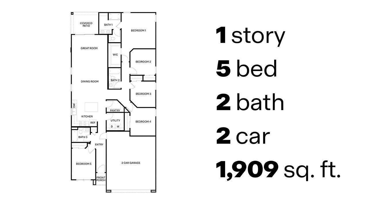 Parker Plan 3542 Floor Plan