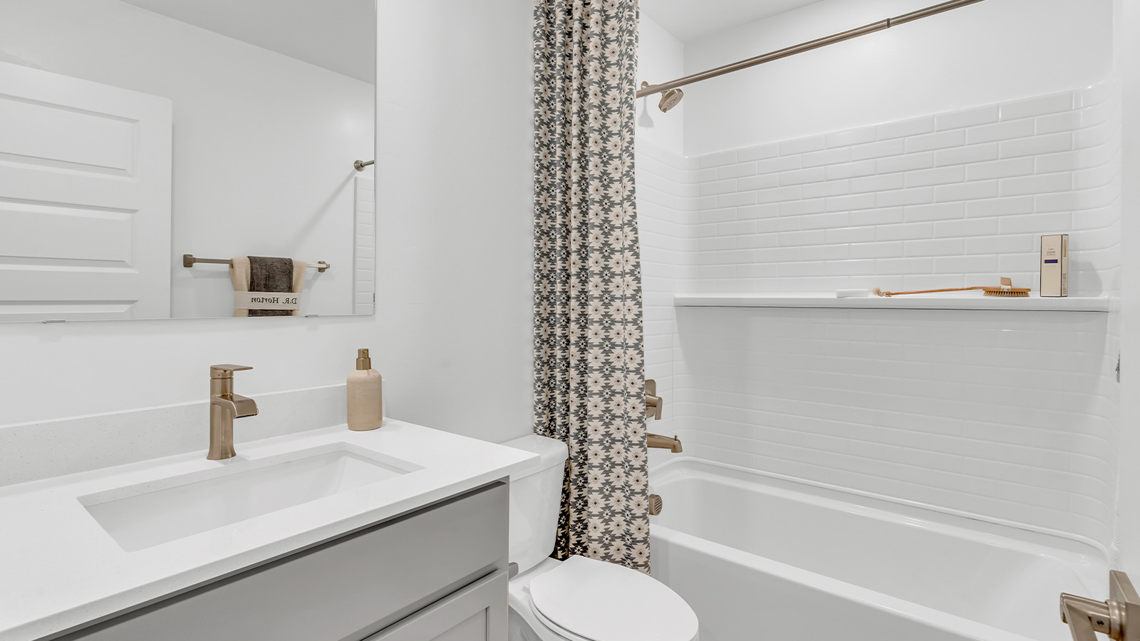 Introducing The Kate, a spacious two-story new home located in the Mesquite neighborhood at Saguaro Bloom, one of Marana's premier communities. This residence, offering 2,264 square feet of living space, is designed to accommodate a variety of lifestyles, with four bedrooms and two and a half bathrooms.  As you enter through the welcoming front porch, you’re immediately drawn into an expansive and open living area. The great room, which flows effortlessly into the dining area and kitchen, serves as the heart of the home, making it perfect for gatherings and everyday living. The kitchen is both functional and stylish, featuring a central island, granite countertops, and Shaker-style cabinetry in your choice of white or gray. A pantry provides additional storage, keeping your kitchen organized and clutter-free.  Upstairs, The Kate continues to impress with a layout that emphasizes comfort and convenience. The primary bedroom is a peaceful getaway, complete with a walk-in closet and a private bathroom featuring dual sinks. The additional three bedrooms are generously sized and share access to a full bathroom. A dedicated game room provides flexible space that can be used as a play area, media room, or home office.  The home also includes a powder room on the main level, perfect for guests, and a large utility room upstairs, adding practicality to the daily routine. The covered patio extends your living space outdoors, ideal for enjoying the beautiful Arizona weather or entertaining guests.  Built with modern living in mind, The Kate incorporates energy-efficient features and smart home technology, ensuring comfort and sustainability for years to come. Large windows throughout the home allow natural light to brighten every corner, creating a warm and inviting atmosphere.  Situated within the vibrant Saguaro Bloom community, residents of The Kate enjoy access to a wealth of amenities, including swimming pools, walking trails, parks, and more. This home offers the perfect blend of style, comfort, and community, making it a standout choice in the Marana area.  *Images shown are for reference only. They depict the sales model home and may not represent the actual home.