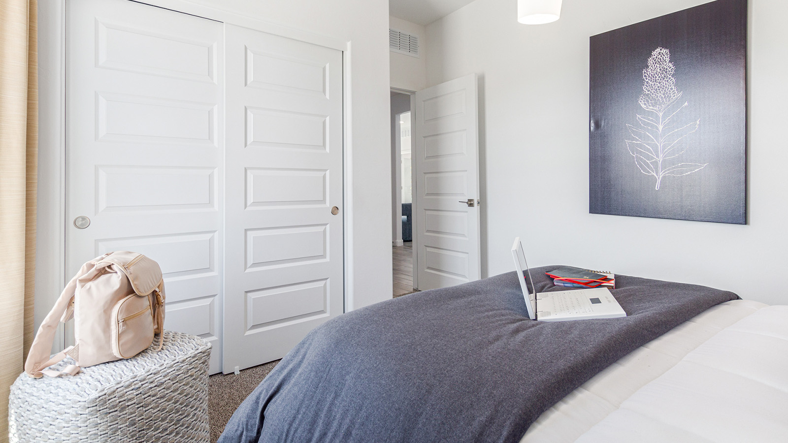 Welcome to The Gaven plan, a spacious single-story within Saguaro Bloom, where modern living meets the serene beauty of the Arizona landscape. This thoughtfully crafted layout offers 1,815 square feet of well-designed living space, featuring four bedrooms and two full bathrooms, perfect for families who value both comfort and style.  As you enter the home, you’ll be greeted by a bright and airy entryway that seamlessly transitions into the heart of the home. The open layout connects the great room, dining area, and kitchen area. The kitchen is a culinary haven, equipped with state-of-the-art appliances, a spacious pantry, and elegant quartz countertops that extend to a large island, perfect for meal prep or casual dining.  The primary suite, nestled at the rear of the home, offers a peaceful retreat with a generously sized walk-in closet and a luxurious en-suite bathroom. The additional three bedrooms are strategically placed to provide privacy and convenience, making them perfect for children, guests, or even a home office. Outside, the covered patio extends your living space, ideal for enjoying Arizona’s stunning sunsets. The front yard is fully landscaped and equipped with an auto drip irrigation system, ensuring your home’s curb appeal is maintained with ease.  Each home within Saguaro Bloom, is outfitted with D.R. Horton’s Home is Connected® Smart Home package, featuring a smart thermostat, video doorbell, keyless entry, and Wi-Fi-enabled garage door opener. Energy efficiency is a cornerstone of the design, with features like spray foam insulation, tankless water heater, and LED lighting, all contributing to long-term savings and environmental sustainability.  Saguaro Bloom is a vibrant community with a wealth of amenities, from scenic walking trails to pools and playgrounds, ensuring that there’s always something for everyone. Embrace the lifestyle you’ve always dreamed of in The Gaven — a perfect blend of comfort, convenience, and Arizona charm.  *Images shown are for reference only. They depict the Gaven model home and may not represent the actual home.