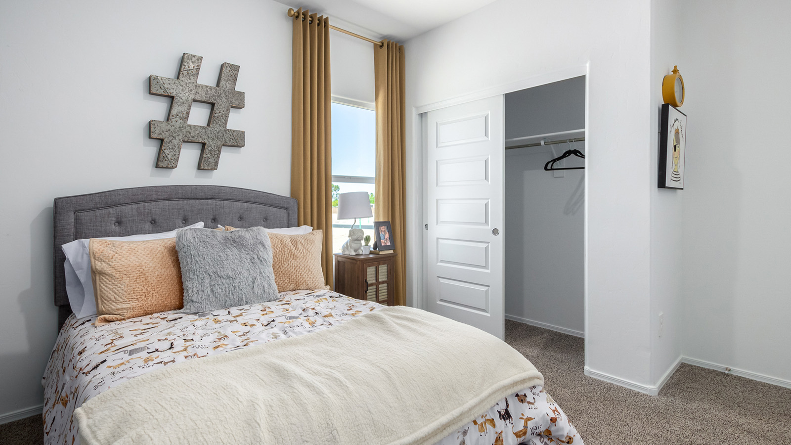 Welcome to The Gaven plan, a spacious single-story within Saguaro Bloom, where modern living meets the serene beauty of the Arizona landscape. This thoughtfully crafted layout offers 1,815 square feet of well-designed living space, featuring four bedrooms and two full bathrooms, perfect for families who value both comfort and style.  As you enter the home, you’ll be greeted by a bright and airy entryway that seamlessly transitions into the heart of the home. The open layout connects the great room, dining area, and kitchen area. The kitchen is a culinary haven, equipped with state-of-the-art appliances, a spacious pantry, and elegant quartz countertops that extend to a large island, perfect for meal prep or casual dining.  The primary suite, nestled at the rear of the home, offers a peaceful retreat with a generously sized walk-in closet and a luxurious en-suite bathroom. The additional three bedrooms are strategically placed to provide privacy and convenience, making them perfect for children, guests, or even a home office. Outside, the covered patio extends your living space, ideal for enjoying Arizona’s stunning sunsets. The front yard is fully landscaped and equipped with an auto drip irrigation system, ensuring your home’s curb appeal is maintained with ease.  Each home within Saguaro Bloom, is outfitted with D.R. Horton’s Home is Connected® Smart Home package, featuring a smart thermostat, video doorbell, keyless entry, and Wi-Fi-enabled garage door opener. Energy efficiency is a cornerstone of the design, with features like spray foam insulation, tankless water heater, and LED lighting, all contributing to long-term savings and environmental sustainability.  Saguaro Bloom is a vibrant community with a wealth of amenities, from scenic walking trails to pools and playgrounds, ensuring that there’s always something for everyone. Embrace the lifestyle you’ve always dreamed of in The Gaven — a perfect blend of comfort, convenience, and Arizona charm.  *Images shown are for reference only. They depict the Gaven model home and may not represent the actual home.