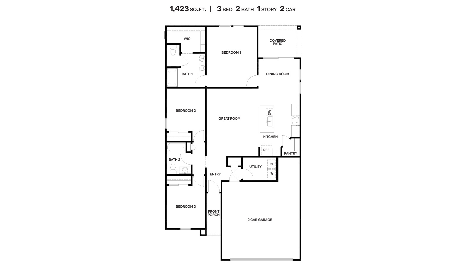 Saguaro Bloom Agave Baxter H35B Floorplan