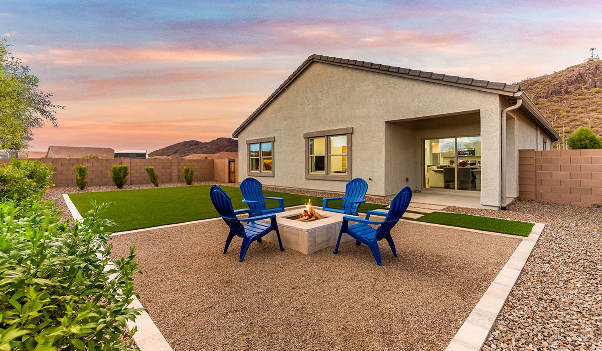 Explore New Homes at Saguaro Bloom by D.R. Horton – A Master-Planned Community in Marana, AZ. Nestled in the foothills of the breathtaking Tucson Mountains, Saguaro Bloom by D.R. Horton is a premier master-planned community in Northwest Marana that offers an exceptional living experience. Saguaro Bloom is divided into distinct neighborhoods, each offering its unique charm and amenities.  *Mesquite at Saguaro Bloom* is located in Block 1 and offers a variety of spacious floorplans with 18x18 tile flooring, granite countertops in kitchen and bathrooms, and Shaker-style cabinets in white or gray. These homes feature 9’ ceilings on the first floor, island kitchens, and the Home is Connected® Smart Home package, making them perfect for modern living.  *Agave at Saguaro Bloom*, situated in Block 7C, features homes with stunning 6x36” wood-look tile in gray, quartz countertops in kitchen and bathrooms, and Shaker-style cabinets. These homes are designed with stylish interiors and modern conveniences, including LED disc lighting and energy-efficient tankless water heaters.  *Cholla Ridge at Saguaro Bloom*, located in Block 7B, offers single-story homes on lots with no rear neighbors. These homes are distinguished by beautiful 12x24” tile flooring, gourmet kitchens, and 10’ ceilings in select homes. With 8’ sliding glass patio doors and super showers, Cholla Ridge combines luxury and privacy in a serene setting.  All homes in Saguaro Bloom are built with a Spanish lace stucco exterior, tile roofs, landscaped front yards with auto drip irrigation, and large, fully fenced backyards ready for your design. The homes also include covered front porches and back patios, stainless steel gas appliances, and executive height vanities in all bathrooms. Additionally, as of August 2024, all homes starting production are Zero Energy Ready, meeting rigorous energy efficiency standards that significantly reduce energy costs and environmental impact.  Residents of Saguaro Bloom enjoy an array of community amenities, including a clubhouse, two pools with lap lanes and lagoon entry, a fitness center, a splash pad, and over 30 miles of walking trails. The community also features more than 20 pocket parks, playgrounds, and coming soon, a large community park with tennis, pickleball, soccer, baseball, and a dog park. Saguaro Bloom is truly a lifestyle community, offering regular events like Food Truck Thursdays, Movies at the Pool, and holiday decorating contests, all fostering a strong sense of community.  Located in the highly-rated Marana Unified School District, Saguaro Bloom is close to excellent schools, including Rattlesnake Ridge Elementary, Marana Middle School, and Marana High School. The community’s location offers a perfect balance of seclusion and convenience, with quick access to I-10, grocery stores, restaurants, and the Twin Peaks Outlet, all within minutes. Downtown Tucson, with its vibrant arts, culture, and entertainment scene, is just a short 15-minute drive away.  Surrounded by the natural beauty of the desert landscape, residents can explore nearby outdoor attractions like Saguaro National Park West, the Arizona Desert Museum, and Quarry Pines Golf Course. Whether you enjoy hiking, biking, or simply taking in the stunning views, Saguaro Bloom offers an unparalleled lifestyle in one of Arizona’s most sought-after locations.  Discover the perfect blend of modern amenities, scenic beauty, and a strong sense of community at Saguaro Bloom by D.R. Horton – where your new home awaits in Marana, AZ.