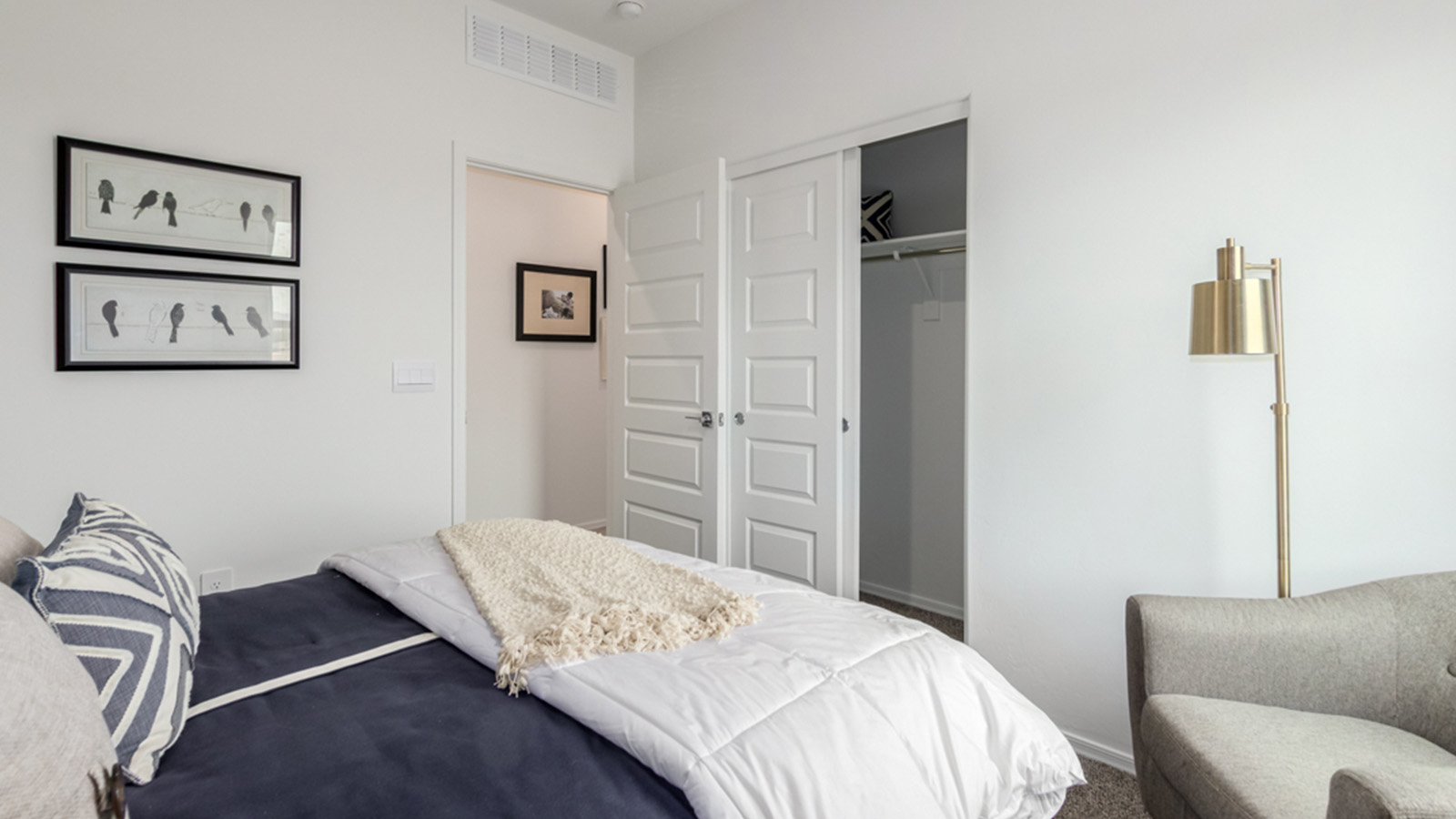 Welcome to The Amber, a thoughtfully designed single-story new home nestled in the Mesquite neighborhood at Saguaro Bloom, a master-planned community in Marana, Arizona. With 1,331 square feet of efficient living space, The Amber is perfect for those seeking a cozy yet functional home.  Step into a welcoming entryway that immediately introduces you to the home’s smart layout. The open design maximizes every square foot, with the heart of the home being the expansive great room, which flows seamlessly into the dining area and kitchen. The kitchen is well-equipped with a central island, granite countertops, and Shaker-style cabinets in either white or gray, offering a clean and modern aesthetic. A dedicated walk-in pantry adds extra storage, ensuring that all your culinary essentials are within reach.  The Amber offers three comfortable bedrooms, providing ample space for rest and relaxation. The primary suite is situated at the rear of the home, providing a sense of privacy. It includes a walk-in closet and an en-suite bathroom that features all the essentials for convenience. The two additional bedrooms are thoughtfully placed near the front of the home, sharing access to a full bathroom, making this layout perfect for families, guests, or a home office.  Practicality meets comfort in this home, with a utility room conveniently located near the kitchen and garage, providing easy access to the laundry area and additional storage. The Amber also includes a covered patio that extends the living space outdoors, ideal for enjoying Arizona’s beautiful weather.  The Amber is located in the vibrant Saguaro Bloom community, residents enjoy access to a wide range of amenities, from swimming pools and parks to miles of scenic walking trails. Whether you’re a first-time homebuyer or looking to downsize, The Amber offers a perfect blend of comfort, style, and convenience in one of Marana’s most desirable neighborhoods.  *Images shown are for reference only. They depict the Amber Model home and may not represent the actual home.