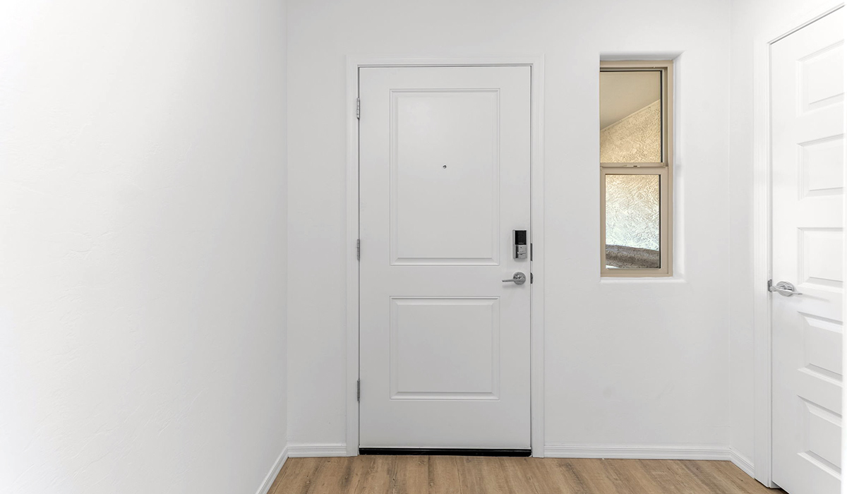 Welcome to The Caroline, the newest floor plan available at Saguaro Bloom by D.R. Horton in Marana, Arizona. This single-story new home is 1,536 square feet and is thoughtfully planned out throughout the living spaces. The Caroline offers three bedrooms and two bathrooms, making it ideal for families who value both space and convenience.  As you enter through the inviting covered porch, you’re greeted by a bright and airy entryway that flows into the heart of the home. The expansive great room, dining area, and kitchen are thoughtfully connected, creating an intimate space. The kitchen features a large island, laminate countertops, Shaker-style cabinetry, spacious pantry, and modern stainless-steel appliances ensure your kitchen is both functional and stylish.  The Caroline’s layout includes a generously sized primary bedroom, carefully positioned for privacy at the rear of the home. This room features a large walk-in closet and an en-suite bathroom. The additional two bedrooms are well-sized and located in separate areas of the home with easy access to the main full bathroom.  The covered patio, accessible from the great room, offers a perfect spot for outdoor living, where you can enjoy Arizona’s beautiful weather throughout the year. Designed with practicality in mind, this floorplan includes a two-car garage with an option for a third, a utility room with washer and dryer connections, and additional storage space.  The Caroline is designed with energy efficiency in mind. This DOE Zero Energy Ready Home offers a sustainable lifestyle with advanced features like tankless water heaters, energy-efficient LED lighting, and high-performance insulation, ensuring lower utility costs and a reduced environmental footprint.  Living in Saguaro Bloom provides residents with access to top-rated schools, community parks, scenic walking trails, and resort like amenities. This vibrant neighborhood is the perfect setting for those looking to enjoy the best of Arizona living.  *Images shown are for reference only. They depict the sales model home and may not represent the actual home.