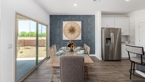 Welcome to Sahuarita Acres, where new homes by D.R. Horton offer the perfect blend of space, comfort, and modern convenience on expansive one-acre lots in the tranquil town of Sahuarita, Arizona. This unique community is designed for those who appreciate the luxury of space, with homes ranging from 1,900 to 2,600 square feet, each thoughtfully crafted with high-end finishes and features that cater to contemporary living. Sahuarita Acres provides a serene living experience with its spacious lots, perfect for creating your dream outdoor space. Whether you’re looking to park your RV, install a pool, or simply enjoy a large backyard, these one-acre homesites offer endless possibilities. The community also features walking trails that wind through the picturesque landscape, making it easy to enjoy the natural beauty of Sahuarita. Each home in Sahuarita Acres comes equipped with D.R. Horton’s Home is Connected® Smart Home package that includes a smart thermostat, video doorbell, keyless entry, a Wi-Fi-enabled garage door opener and more, ensuring that modern technology is at your fingertips. These new homes also new feature spray foam insulation for enhanced energy efficiency, RV parking with 30’ driveways, and three-car garages. Inside, you’ll find luxurious quartz countertops in the kitchens and bathrooms, 42” upper cabinets, dazzling wood-look tile flooring with thick 4 ¼ baseboards, and stainless steel appliances. These homes are also designed with energy efficiency in mind, meeting the stringent DOE Zero Energy Ready Home standards. This means your home is built to be so energy-efficient that a renewable energy system could offset most or all of the home's annual energy use, ensuring long-term savings and environmental benefits. Residents of Sahuarita Acres benefit from the peaceful, small-town charm of Sahuarita while still enjoying easy access to urban amenities. The community is just 30 minutes from downtown Tucson and only 15 miles from Davis-Monthan Air Force Base, making it an ideal location for those commuting to the city. Nearby, the Rancho Sahuarita shopping center offers a variety of dining and shopping options, including Fry’s, Dunkin’ Donuts, Starbucks, and more. Families will appreciate the excellent schools in the Sahuarita Unified School District, with Anza Trail Elementary, Anza Trail Middle School, and Walden Grove High School all located nearby. The community is also close to the popular Sahuarita Lake Park, which offers fishing, boating, and walking trails, providing ample opportunities for outdoor recreation. In addition to its scenic beauty and spacious homesites, Sahuarita Acres is close to several local attractions, including the Titan Missile Museum, Desert Diamond Casino, and the scenic Madera Canyon. Whether you’re looking to explore the outdoors or enjoy the quiet, laid-back vibe of Sahuarita, Sahuarita Acres offers a lifestyle that’s hard to match. Come home to Sahuarita Acres, where the perfect combination of space, luxury, and convenience awaits. Embrace the essence of Arizona living in this extraordinary community.