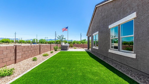 Welcome to Sahuarita Acres, where new homes by D.R. Horton offer the perfect blend of space, comfort, and modern convenience on expansive one-acre lots in the tranquil town of Sahuarita, Arizona. This unique community is designed for those who appreciate the luxury of space, with homes ranging from 1,900 to 2,600 square feet, each thoughtfully crafted with high-end finishes and features that cater to contemporary living. Sahuarita Acres provides a serene living experience with its spacious lots, perfect for creating your dream outdoor space. Whether you’re looking to park your RV, install a pool, or simply enjoy a large backyard, these one-acre homesites offer endless possibilities. The community also features walking trails that wind through the picturesque landscape, making it easy to enjoy the natural beauty of Sahuarita. Each home in Sahuarita Acres comes equipped with D.R. Horton’s Home is Connected® Smart Home package that includes a smart thermostat, video doorbell, keyless entry, a Wi-Fi-enabled garage door opener and more, ensuring that modern technology is at your fingertips. These new homes also new feature spray foam insulation for enhanced energy efficiency, RV parking with 30’ driveways, and three-car garages. Inside, you’ll find luxurious quartz countertops in the kitchens and bathrooms, 42” upper cabinets, dazzling wood-look tile flooring with thick 4 ¼ baseboards, and stainless steel appliances. These homes are also designed with energy efficiency in mind, meeting the stringent DOE Zero Energy Ready Home standards. This means your home is built to be so energy-efficient that a renewable energy system could offset most or all of the home's annual energy use, ensuring long-term savings and environmental benefits. Residents of Sahuarita Acres benefit from the peaceful, small-town charm of Sahuarita while still enjoying easy access to urban amenities. The community is just 30 minutes from downtown Tucson and only 15 miles from Davis-Monthan Air Force Base, making it an ideal location for those commuting to the city. Nearby, the Rancho Sahuarita shopping center offers a variety of dining and shopping options, including Fry’s, Dunkin’ Donuts, Starbucks, and more. Families will appreciate the excellent schools in the Sahuarita Unified School District, with Anza Trail Elementary, Anza Trail Middle School, and Walden Grove High School all located nearby. The community is also close to the popular Sahuarita Lake Park, which offers fishing, boating, and walking trails, providing ample opportunities for outdoor recreation. In addition to its scenic beauty and spacious homesites, Sahuarita Acres is close to several local attractions, including the Titan Missile Museum, Desert Diamond Casino, and the scenic Madera Canyon. Whether you’re looking to explore the outdoors or enjoy the quiet, laid-back vibe of Sahuarita, Sahuarita Acres offers a lifestyle that’s hard to match. Come home to Sahuarita Acres, where the perfect combination of space, luxury, and convenience awaits. Embrace the essence of Arizona living in this extraordinary community.