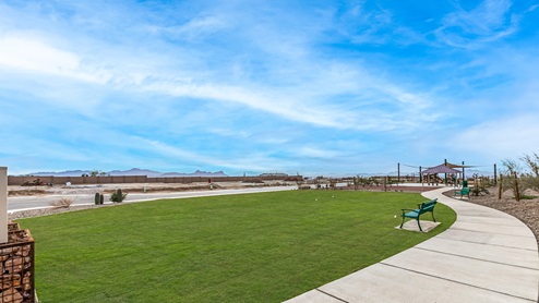 Welcome to Tortolita Trails, where new homes by D.R. Horton blend luxury and nature in the prestigious Dove Mountain area of Marana, Arizona. This exclusive community offers a serene living experience with only 82 homesites spread across 30 spacious acres, ensuring a low-density environment that provides ample privacy and tranquility. Surrounded by breathtaking 360-degree views of the Tortolita and Catalina Mountains, Tortolita Trails is a nature lover’s dream, with easy access to numerous trailheads, parks, and outdoor activities. Tortolita Trails features six charming single-story floor plans, ranging from 1,400 to 1,900 square feet, each crafted with high-quality finishes and modern amenities. Homes in this community feature spacious lots, beautiful Spanish lace stucco exteriors, tile roofs, and exquisitely landscaped front yards with auto drip irrigation. Inside, you’ll find luxurious quartz countertops in the kitchens and bathrooms, tile shower walls, 42” shaker-style cabinets, and stunning wood-look tile flooring throughout the main living areas. Each home is designed for comfort and convenience, with 9-foot ceilings, recessed lighting, and a Home is Connected® Smart Home package that includes a smart thermostat, video doorbell, keyless entry, a Wi-Fi-enabled garage door opener and more. These homes are not only stylish but also energy-efficient, meeting the stringent DOE Zero Energy Ready Home standards. Equipped with tankless water heaters, energy-efficient LED lighting, and advanced spray foam insulation, these homes are designed to reduce your environmental footprint while providing long-term savings on energy costs. Additionally, each home includes a single basin stainless steel kitchen sink with a water filtration system and a soft water loop for enhanced water quality. Living in Tortolita Trails means being part of a community that values both elegance and connection to nature. The community offers a range of amenities, including a park, playground, walking paths, ramadas, and grassy areas with picnic benches, perfect for family gatherings and outdoor activities. The prestigious Golf Club at Dove Mountain and the 5-star Ritz Carlton Resort are just minutes away, offering world-class golfing, dining, and spa experiences. Families will appreciate the top-rated Marana Unified School District, with the highly-rated Dove Mountain CSTEM K-8 School within walking distance. The community’s location also provides easy access to shopping, dining, and entertainment, with the nearby Houghton Town Center and Tangerine Sky Community Park offering everything you need just a short drive away. For outdoor enthusiasts, Tortolita Trails is surrounded by natural beauty and endless recreational opportunities. Explore the 29 miles of trails at Tortolita Mountain Park, or visit the nearby Tortolita Preserve, a 2,400-acre expanse of untouched desert perfect for hiking, biking, and wildlife viewing. The community’s proximity to Saguaro National Park and the Camino Loma Alta Bike Trail further enhances its appeal to those who love the outdoors. Come home to Tortolita Trails, where the fusion of elegant living and natural splendor creates an unparalleled lifestyle. Embrace the essence of Arizona living at its finest in this extraordinary community.