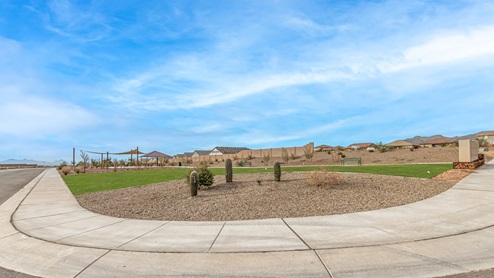 Welcome to Tortolita Trails, where new homes by D.R. Horton blend luxury and nature in the prestigious Dove Mountain area of Marana, Arizona. This exclusive community offers a serene living experience with only 82 homesites spread across 30 spacious acres, ensuring a low-density environment that provides ample privacy and tranquility. Surrounded by breathtaking 360-degree views of the Tortolita and Catalina Mountains, Tortolita Trails is a nature lover’s dream, with easy access to numerous trailheads, parks, and outdoor activities. Tortolita Trails features six charming single-story floor plans, ranging from 1,400 to 1,900 square feet, each crafted with high-quality finishes and modern amenities. Homes in this community feature spacious lots, beautiful Spanish lace stucco exteriors, tile roofs, and exquisitely landscaped front yards with auto drip irrigation. Inside, you’ll find luxurious quartz countertops in the kitchens and bathrooms, tile shower walls, 42” shaker-style cabinets, and stunning wood-look tile flooring throughout the main living areas. Each home is designed for comfort and convenience, with 9-foot ceilings, recessed lighting, and a Home is Connected® Smart Home package that includes a smart thermostat, video doorbell, keyless entry, a Wi-Fi-enabled garage door opener and more. These homes are not only stylish but also energy-efficient, meeting the stringent DOE Zero Energy Ready Home standards. Equipped with tankless water heaters, energy-efficient LED lighting, and advanced spray foam insulation, these homes are designed to reduce your environmental footprint while providing long-term savings on energy costs. Additionally, each home includes a single basin stainless steel kitchen sink with a water filtration system and a soft water loop for enhanced water quality. Living in Tortolita Trails means being part of a community that values both elegance and connection to nature. The community offers a range of amenities, including a park, playground, walking paths, ramadas, and grassy areas with picnic benches, perfect for family gatherings and outdoor activities. The prestigious Golf Club at Dove Mountain and the 5-star Ritz Carlton Resort are just minutes away, offering world-class golfing, dining, and spa experiences. Families will appreciate the top-rated Marana Unified School District, with the highly-rated Dove Mountain CSTEM K-8 School within walking distance. The community’s location also provides easy access to shopping, dining, and entertainment, with the nearby Houghton Town Center and Tangerine Sky Community Park offering everything you need just a short drive away. For outdoor enthusiasts, Tortolita Trails is surrounded by natural beauty and endless recreational opportunities. Explore the 29 miles of trails at Tortolita Mountain Park, or visit the nearby Tortolita Preserve, a 2,400-acre expanse of untouched desert perfect for hiking, biking, and wildlife viewing. The community’s proximity to Saguaro National Park and the Camino Loma Alta Bike Trail further enhances its appeal to those who love the outdoors. Come home to Tortolita Trails, where the fusion of elegant living and natural splendor creates an unparalleled lifestyle. Embrace the essence of Arizona living at its finest in this extraordinary community.