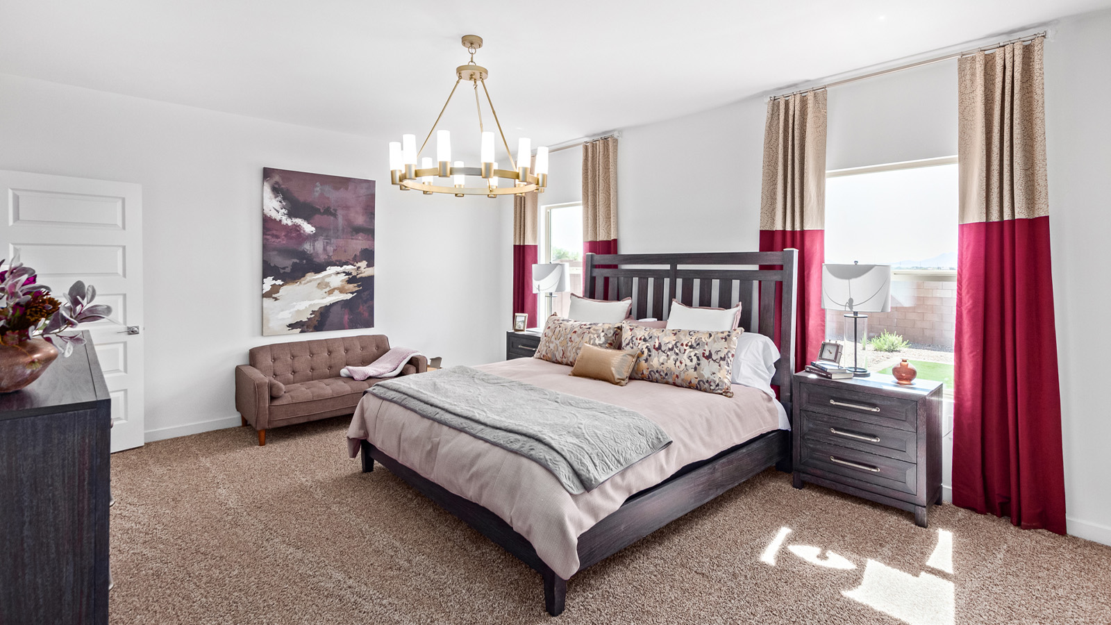 Introducing The Citrine, the crown jewel and largest floorplan within the Tortolita Trails community, located in the scenic Dove Mountain area of Marana, Arizona. Spanning 2,577 square feet, this impressive single-story new home offers a blend of space, style, and contemporary convenience, perfect for families seeking room to grow and entertain.  As you step through the welcoming entryway, you’re immediately drawn into the expansive great room, which flows comfortably into the dining area and kitchen. This open layout creates a warm and inviting atmosphere, ideal for both casual family dinners and larger gatherings. The kitchen is a chef's delight, complete with a spacious island, high-end quartz countertops, and ample storage within the 42” shaker-style cabinets. Adjacent to the kitchen, a cozy nook provides the perfect spot for morning coffee while enjoying views of the backyard.  The Citrine boasts five well-appointed bedrooms, providing flexibility for various lifestyle needs. The primary bedroom is situated at the rear of the home for added privacy, featuring a generous walk-in closet and a luxurious en-suite bathroom with dual sinks and a tiled shower. The additional four bedrooms are thoughtfully distributed throughout the home, offering comfort and convenience for guests or family members.  Outdoor living is a key feature of The Citrine, with a covered patio that extends the living space into the backyard, perfect for al fresco dining or simply relaxing in the shade. The two-car garage not only provides ample space for vehicles but also includes additional storage options to keep your home organized.  Energy efficiency and modern technology are at the forefront of The Citrine’s design. The home is equipped with tankless water heaters, energy-efficient LED lighting, and advanced spray foam insulation, all meeting the stringent DOE Zero Energy Ready Home standards. A Home is Connected® Smart Home package further enhances everyday living, with features like a smart thermostat, video doorbell, keyless entry, a Wi-Fi-enabled garage door opener and more.   As the largest floorplan within Tortolita Trails, The Citrine stands out not only for its size but also for its intentional layout and premium finishes. This home offers an unparalleled living experience in a community that embraces both elegance and a deep connection to nature. With easy access to outdoor activities, top-rated schools, and upscale amenities, The Citrine provides the perfect blend of comfort, style, and convenience in one of Arizona's most desirable neighborhoods.