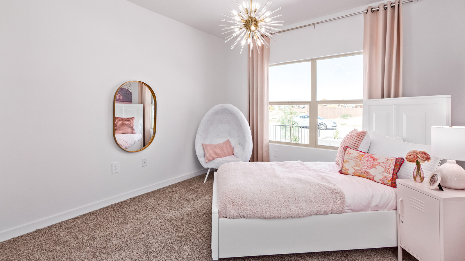 Introducing The Citrine, the crown jewel and largest floorplan within the Tortolita Trails community, located in the scenic Dove Mountain area of Marana, Arizona. Spanning 2,577 square feet, this impressive single-story new home offers a blend of space, style, and contemporary convenience, perfect for families seeking room to grow and entertain.  As you step through the welcoming entryway, you’re immediately drawn into the expansive great room, which flows comfortably into the dining area and kitchen. This open layout creates a warm and inviting atmosphere, ideal for both casual family dinners and larger gatherings. The kitchen is a chef's delight, complete with a spacious island, high-end quartz countertops, and ample storage within the 42” shaker-style cabinets. Adjacent to the kitchen, a cozy nook provides the perfect spot for morning coffee while enjoying views of the backyard.  The Citrine boasts five well-appointed bedrooms, providing flexibility for various lifestyle needs. The primary bedroom is situated at the rear of the home for added privacy, featuring a generous walk-in closet and a luxurious en-suite bathroom with dual sinks and a tiled shower. The additional four bedrooms are thoughtfully distributed throughout the home, offering comfort and convenience for guests or family members.  Outdoor living is a key feature of The Citrine, with a covered patio that extends the living space into the backyard, perfect for al fresco dining or simply relaxing in the shade. The two-car garage not only provides ample space for vehicles but also includes additional storage options to keep your home organized.  Energy efficiency and modern technology are at the forefront of The Citrine’s design. The home is equipped with tankless water heaters, energy-efficient LED lighting, and advanced spray foam insulation, all meeting the stringent DOE Zero Energy Ready Home standards. A Home is Connected® Smart Home package further enhances everyday living, with features like a smart thermostat, video doorbell, keyless entry, a Wi-Fi-enabled garage door opener and more.   As the largest floorplan within Tortolita Trails, The Citrine stands out not only for its size but also for its intentional layout and premium finishes. This home offers an unparalleled living experience in a community that embraces both elegance and a deep connection to nature. With easy access to outdoor activities, top-rated schools, and upscale amenities, The Citrine provides the perfect blend of comfort, style, and convenience in one of Arizona's most desirable neighborhoods.