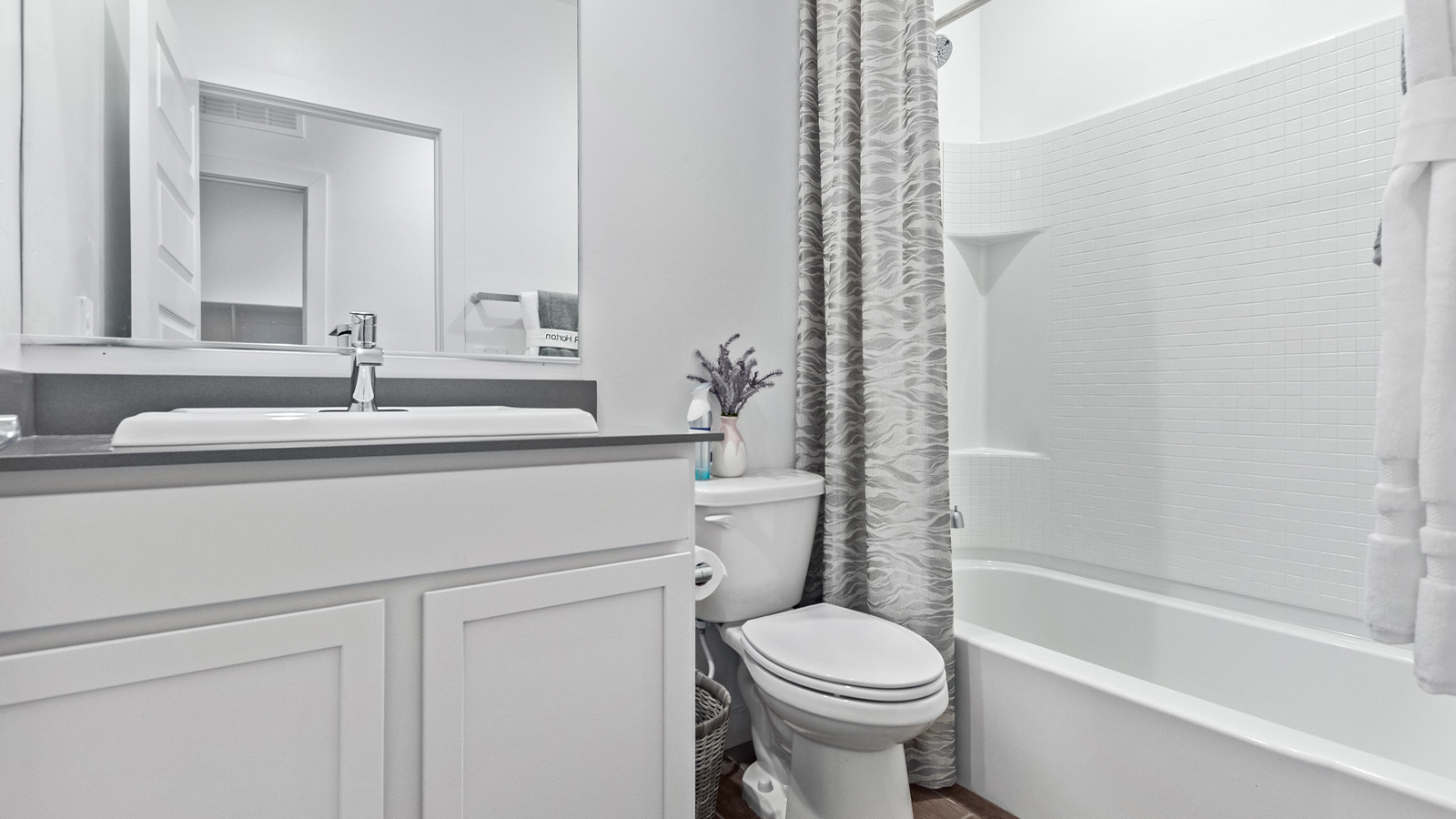 Introducing The Citrine, the crown jewel and largest floorplan within the Tortolita Trails community, located in the scenic Dove Mountain area of Marana, Arizona. Spanning 2,577 square feet, this impressive single-story new home offers a blend of space, style, and contemporary convenience, perfect for families seeking room to grow and entertain.  As you step through the welcoming entryway, you’re immediately drawn into the expansive great room, which flows comfortably into the dining area and kitchen. This open layout creates a warm and inviting atmosphere, ideal for both casual family dinners and larger gatherings. The kitchen is a chef's delight, complete with a spacious island, high-end quartz countertops, and ample storage within the 42” shaker-style cabinets. Adjacent to the kitchen, a cozy nook provides the perfect spot for morning coffee while enjoying views of the backyard.  The Citrine boasts five well-appointed bedrooms, providing flexibility for various lifestyle needs. The primary bedroom is situated at the rear of the home for added privacy, featuring a generous walk-in closet and a luxurious en-suite bathroom with dual sinks and a tiled shower. The additional four bedrooms are thoughtfully distributed throughout the home, offering comfort and convenience for guests or family members.  Outdoor living is a key feature of The Citrine, with a covered patio that extends the living space into the backyard, perfect for al fresco dining or simply relaxing in the shade. The two-car garage not only provides ample space for vehicles but also includes additional storage options to keep your home organized.  Energy efficiency and modern technology are at the forefront of The Citrine’s design. The home is equipped with tankless water heaters, energy-efficient LED lighting, and advanced spray foam insulation, all meeting the stringent DOE Zero Energy Ready Home standards. A Home is Connected® Smart Home package further enhances everyday living, with features like a smart thermostat, video doorbell, keyless entry, a Wi-Fi-enabled garage door opener and more.   As the largest floorplan within Tortolita Trails, The Citrine stands out not only for its size but also for its intentional layout and premium finishes. This home offers an unparalleled living experience in a community that embraces both elegance and a deep connection to nature. With easy access to outdoor activities, top-rated schools, and upscale amenities, The Citrine provides the perfect blend of comfort, style, and convenience in one of Arizona's most desirable neighborhoods.