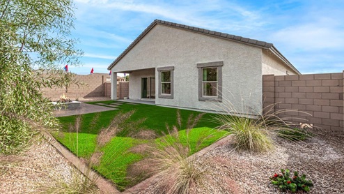Welcome to Tortolita Trails, where new homes by D.R. Horton blend luxury and nature in the prestigious Dove Mountain area of Marana, Arizona. This exclusive community offers a serene living experience with only 82 homesites spread across 30 spacious acres, ensuring a low-density environment that provides ample privacy and tranquility. Surrounded by breathtaking 360-degree views of the Tortolita and Catalina Mountains, Tortolita Trails is a nature lover’s dream, with easy access to numerous trailheads, parks, and outdoor activities. Tortolita Trails features six charming single-story floor plans, ranging from 1,400 to 1,900 square feet, each crafted with high-quality finishes and modern amenities. Homes in this community feature spacious lots, beautiful Spanish lace stucco exteriors, tile roofs, and exquisitely landscaped front yards with auto drip irrigation. Inside, you’ll find luxurious quartz countertops in the kitchens and bathrooms, tile shower walls, 42” shaker-style cabinets, and stunning wood-look tile flooring throughout the main living areas. Each home is designed for comfort and convenience, with 9-foot ceilings, recessed lighting, and a Home is Connected® Smart Home package that includes a smart thermostat, video doorbell, keyless entry, a Wi-Fi-enabled garage door opener and more. These homes are not only stylish but also energy-efficient, meeting the stringent DOE Zero Energy Ready Home standards. Equipped with tankless water heaters, energy-efficient LED lighting, and advanced spray foam insulation, these homes are designed to reduce your environmental footprint while providing long-term savings on energy costs. Additionally, each home includes a single basin stainless steel kitchen sink with a water filtration system and a soft water loop for enhanced water quality. Living in Tortolita Trails means being part of a community that values both elegance and connection to nature. The community offers a range of amenities, including a park, playground, walking paths, ramadas, and grassy areas with picnic benches, perfect for family gatherings and outdoor activities. The prestigious Golf Club at Dove Mountain and the 5-star Ritz Carlton Resort are just minutes away, offering world-class golfing, dining, and spa experiences. Families will appreciate the top-rated Marana Unified School District, with the highly-rated Dove Mountain CSTEM K-8 School within walking distance. The community’s location also provides easy access to shopping, dining, and entertainment, with the nearby Houghton Town Center and Tangerine Sky Community Park offering everything you need just a short drive away. For outdoor enthusiasts, Tortolita Trails is surrounded by natural beauty and endless recreational opportunities. Explore the 29 miles of trails at Tortolita Mountain Park, or visit the nearby Tortolita Preserve, a 2,400-acre expanse of untouched desert perfect for hiking, biking, and wildlife viewing. The community’s proximity to Saguaro National Park and the Camino Loma Alta Bike Trail further enhances its appeal to those who love the outdoors. Come home to Tortolita Trails, where the fusion of elegant living and natural splendor creates an unparalleled lifestyle. Embrace the essence of Arizona living at its finest in this extraordinary community.