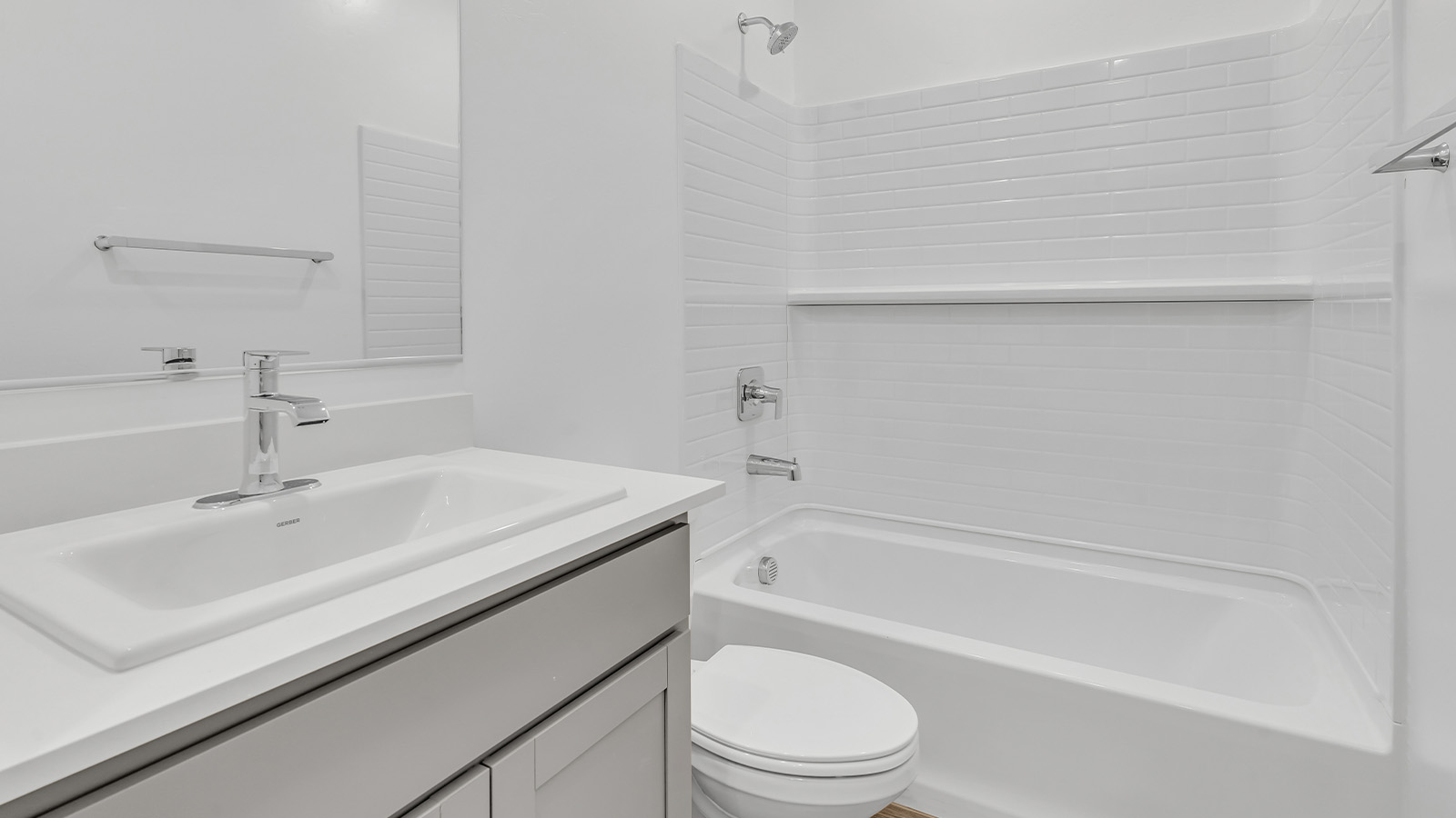 Discover the essence of Arizona living at Tortolita Trails, where The Cali plan offers an inviting blend of comfort and style. This 1,823 square foot single-story new home, located in the prestigious Dove Mountain area of Marana, Arizona, is designed to accommodate the needs of modern families. With four bedrooms and two bathrooms, The Cali provides ample space for relaxation, entertaining, and everything in between.  Step inside and be greeted by an open-concept layout that seamlessly connects the kitchen, dining room, and great room, creating a spacious environment perfect for gatherings. The kitchen, featuring a large pantry, modern appliances, and ample counter space, is a home chef's dream. The adjoining great room, with easy access to a covered patio, invites you to extend your living space outdoors, perfect for enjoying Arizona’s year-round sunshine.  The private primary suite is a true highlight, offering a spacious bedroom, a walk-in closet, and a bathroom complete with dual sinks and a large shower. Three additional bedrooms provide versatility for family members, guests, or a home office setup. A second bathroom, conveniently located near these bedrooms, ensures comfort for all.  In The Cali, you'll find a range of high-quality standard features that elevate your living experience. The home includes a modern kitchen with a large pantry, quartz countertops, stylish cabinetry, and energy-efficient appliances. The great room, designed for both comfort and functionality, connects seamlessly to the dining area and kitchen, creating an ideal space for entertaining. The covered patio offers an inviting outdoor retreat, perfect for enjoying Arizona's beautiful weather. Additionally, the home includes a two-car garage, providing ample storage and parking space.  Practicality meets style in The Cali, with thoughtful design elements like a utility room, abundant storage, and a two-car garage. Energy-efficient features throughout the home ensure that you can enjoy your space comfortably while keeping utility costs low.  Outside, Tortolita Trails offers a community atmosphere enriched with scenic views, recreational trails, and proximity to top-rated schools, shopping, and dining options. Whether you’re relaxing on the covered patio or exploring the surrounding natural beauty, The Cali at Tortolita Trails provides the perfect balance of modern living and outdoor adventure.