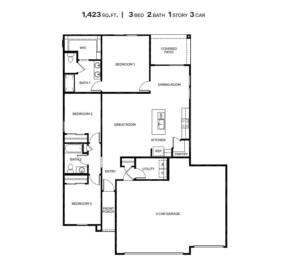 Sycamore Vista Baxter H35B floor plan