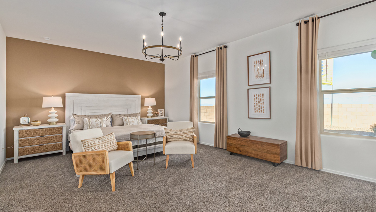 Welcome to the Kingston, a premier new home design situated in the picturesque Sycamore Vista community in Vail, Arizona. With an expansive 2,051 square feet of living space, this single-story home offers four bedrooms, two bathrooms, and a two-three car garage.  As you step inside, you are greeted by an inviting entryway that flows seamlessly into a heart of the home. The open-concept kitchen, equipped with a center island, modern appliances, and ample pantry space, makes it ideal for culinary adventures. Adjacent to the kitchen, the dining room offers easy access to the covered patio, where you can enjoy outdoor dining or simply relax in the tranquility of your private backyard.  The Kingston’s thoughtful layout ensures that every bedroom offers comfort and privacy. The primary suite, located at the rear of the home, features a large walk-in closet and an en-suite bathroom. The additional bedrooms are thoughtfully arranged to provide flexibility, whether you need a guest room, home office, or space for hobbies.  The Kingston is built with a focus on energy efficiency, featuring top-of-the-line insulation, energy-efficient appliances, and a smart home package that includes an automated thermostat, keyless entry, a Wi-Fi-enabled garage door opener, and more. This modern home not only offers comfort but also provides peace of mind with its energy-saving features and enhanced security systems.  Residents of Sycamore Vista enjoy a harmonious blend of rural tranquility and convenient urban access. With proximity to outdoor attractions like Coronado National Forest and Colossal Cave Mountain Park, as well as nearby schools and major employers, Sycamore Vista provides a unique living experience where nature and modern living coexist.  The Kingston at Sycamore Vista is more than just a house—it's a place to create lasting memories and live your best life.  *Images shown are for reference only. They depict the sales model home and may not represent the actual home.