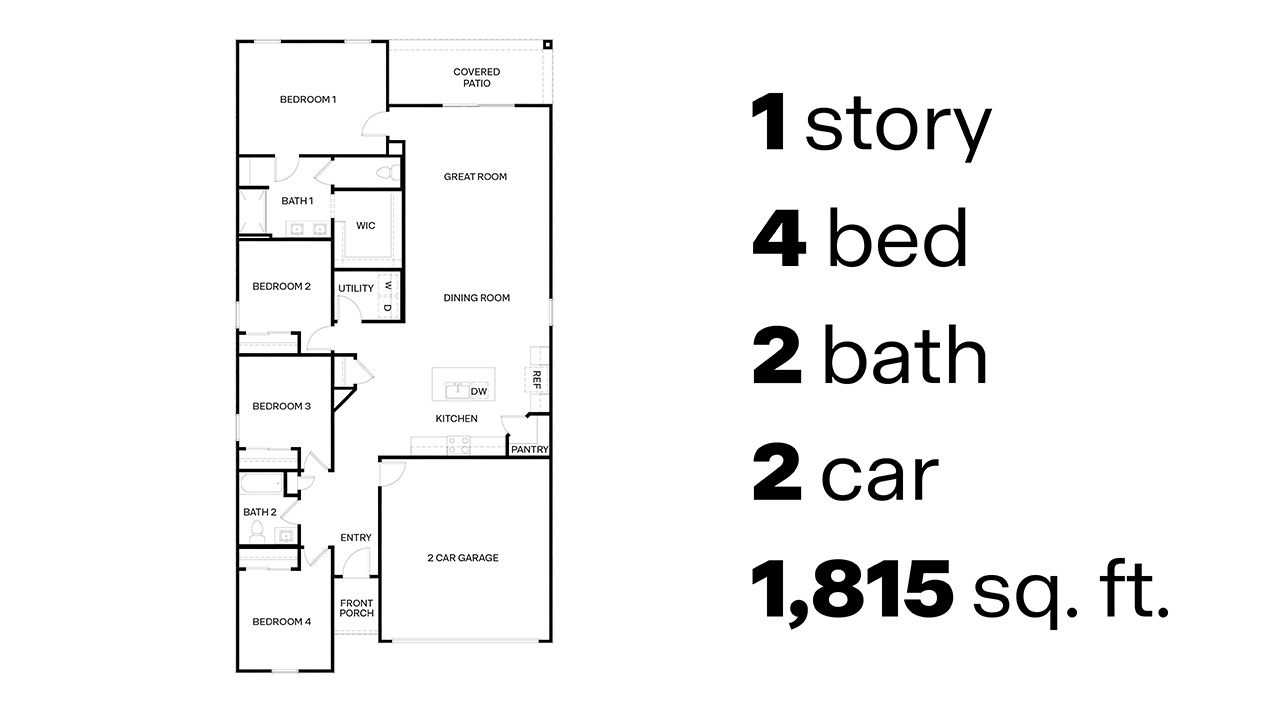 Casas del Cerrito Gaven H35G floor plan