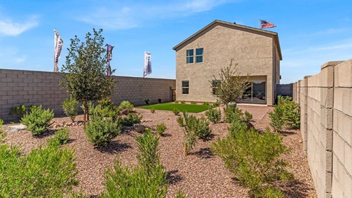 Discover Blackhawk, a vibrant new home community by D.R. Horton in Tucson, Arizona, offering the perfect blend of convenience, quality, and the joys of Arizona living. Located just minutes from I-10, Blackhawk provides easy access to downtown Tucson, the University of Arizona, and major employers like Davis-Monthan Air Force Base, Raytheon, and Tucson International Airport. This prime location ensures that shopping, dining, and entertainment are never far away, making it an ideal choice for families, professionals, and retirees alike. Blackhawk features a range of thoughtfully designed homes, with options ranging from 3 to 5 bedrooms and 1,300 to 2,500 square feet. These homes are crafted for comfort, style, and energy efficiency, featuring granite countertops in the kitchen and bathrooms, tile flooring throughout the main areas, spacious walk-in closets, dual vanities in the master bathroom, and expansive lots for outdoor living. Each home is built with a Spanish lace stucco exterior and comes with a landscaped front yard, complete with an auto drip irrigation system. Additionally, these homes are equipped with D.R. Horton’s Home is Connected Smart Home package, which includes a smart thermostat, video doorbell, keyless entry, Deako Smart Switches, a Wi-Fi-enabled garage door opener and more! Living in Blackhawk means enjoying the benefits of a Zero Energy Ready Home, built to meet rigorous energy efficiency and performance standards. These high-performance homes are designed to save you money on energy costs while reducing your environmental footprint. The community itself offers a variety of amenities, including playgrounds with jungle gyms, parks, ramadas, and walking and biking trails that encourage a healthy, active lifestyle. The Sunnyside School District serves Blackhawk, with top-rated schools like Craycroft Elementary, Billy Lane Middle School, and Desert View High School nearby. Families will appreciate the safe, welcoming environment of the community, as well as the abundance of nearby parks and recreational opportunities. Outdoor enthusiasts will love the proximity to Saguaro National Park, Cienega Creek Natural Preserve, and Del Lago Golf Club, offering endless opportunities for hiking, cycling, and exploring the stunning Arizona landscape. Blackhawk is situated in a rapidly growing area of Tucson, providing affordable housing in a community that is as vibrant as it is welcoming. With ongoing development projects and a strong sense of community, Blackhawk promises a bright future for all its residents. Experience the best of Arizona living at Blackhawk, where quality, convenience, and community come together beautifully.