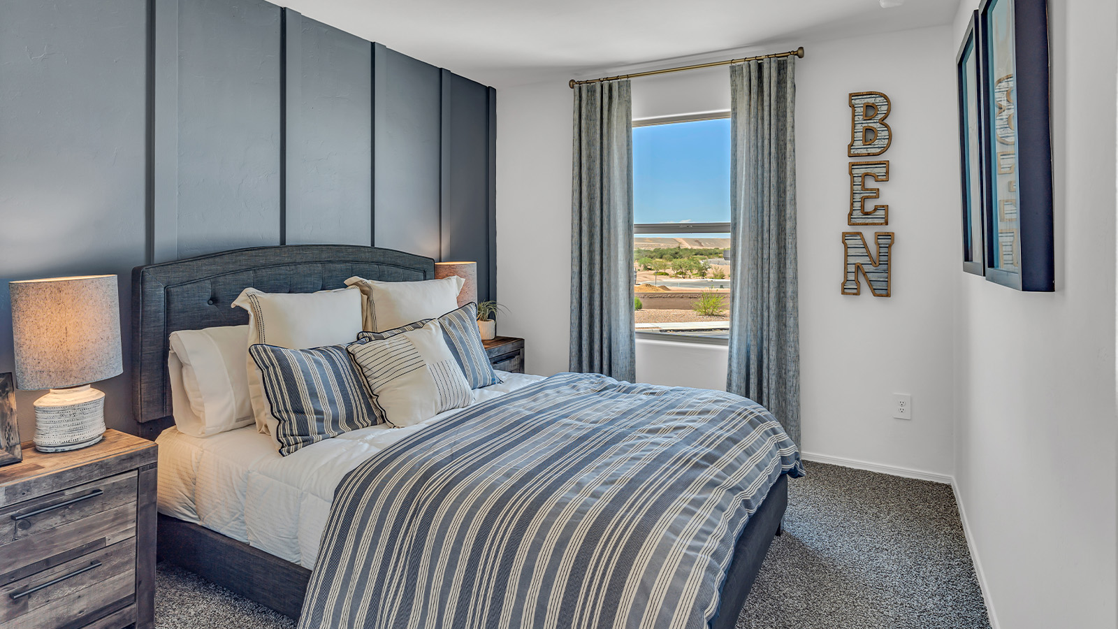 Introducing The Kate at Blackhawk in Tucson, Arizona – a spacious 2,264 sq. ft. two-story new home designed to offer both comfort and modern living in a prime location.  As you step through the inviting front porch, you’re welcomed into a thoughtfully designed entryway that leads directly into the heart of the home. The main floor boasts a generous great room that seamlessly connects to the dining area and kitchen, creating an ideal space for entertaining and everyday living. The kitchen is equipped with sleek granite countertops, a large island with a breakfast bar, modern appliances, and a pantry that provides ample storage, ensuring that the kitchen is both functional and stylish.  The main level also features a convenient powder room, perfect for guests, and direct access to the two-car garage, enhancing the home’s practicality.  Heading upstairs, you’ll discover the family’s private quarters. The master suite offers a serene retreat, complete with a spacious bedroom, a large walk-in closet, and an en-suite bathroom featuring dual vanities and a walk-in shower. The upper level also includes three additional bedrooms, a full bathroom, and a utility room centrally located for easy access. Additionally, a versatile loft area provides extra space that can be tailored to fit your lifestyle, whether as a game room, home office, or a second living area.  Step outside from the great room to the covered patio, where you can enjoy Tucson’s beautiful weather year-round. Whether you’re hosting an outdoor gathering or simply relaxing after a long day, this space extends your living area and enhances the home’s inviting ambiance.  Designed with energy efficiency in mind, The Kate at Blackhawk is a DOE Zero Energy Ready Home, combining sustainability, comfort, and long-term savings.