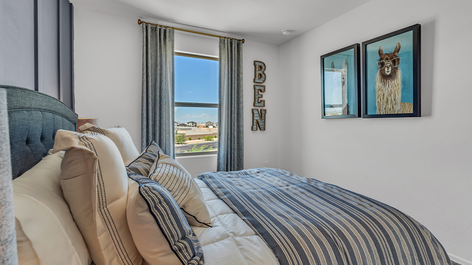 Introducing The Kate at Blackhawk in Tucson, Arizona – a spacious 2,264 sq. ft. two-story new home designed to offer both comfort and modern living in a prime location.  As you step through the inviting front porch, you’re welcomed into a thoughtfully designed entryway that leads directly into the heart of the home. The main floor boasts a generous great room that seamlessly connects to the dining area and kitchen, creating an ideal space for entertaining and everyday living. The kitchen is equipped with sleek granite countertops, a large island with a breakfast bar, modern appliances, and a pantry that provides ample storage, ensuring that the kitchen is both functional and stylish.  The main level also features a convenient powder room, perfect for guests, and direct access to the two-car garage, enhancing the home’s practicality.  Heading upstairs, you’ll discover the family’s private quarters. The master suite offers a serene retreat, complete with a spacious bedroom, a large walk-in closet, and an en-suite bathroom featuring dual vanities and a walk-in shower. The upper level also includes three additional bedrooms, a full bathroom, and a utility room centrally located for easy access. Additionally, a versatile loft area provides extra space that can be tailored to fit your lifestyle, whether as a game room, home office, or a second living area.  Step outside from the great room to the covered patio, where you can enjoy Tucson’s beautiful weather year-round. Whether you’re hosting an outdoor gathering or simply relaxing after a long day, this space extends your living area and enhances the home’s inviting ambiance.  Designed with energy efficiency in mind, The Kate at Blackhawk is a DOE Zero Energy Ready Home, combining sustainability, comfort, and long-term savings.