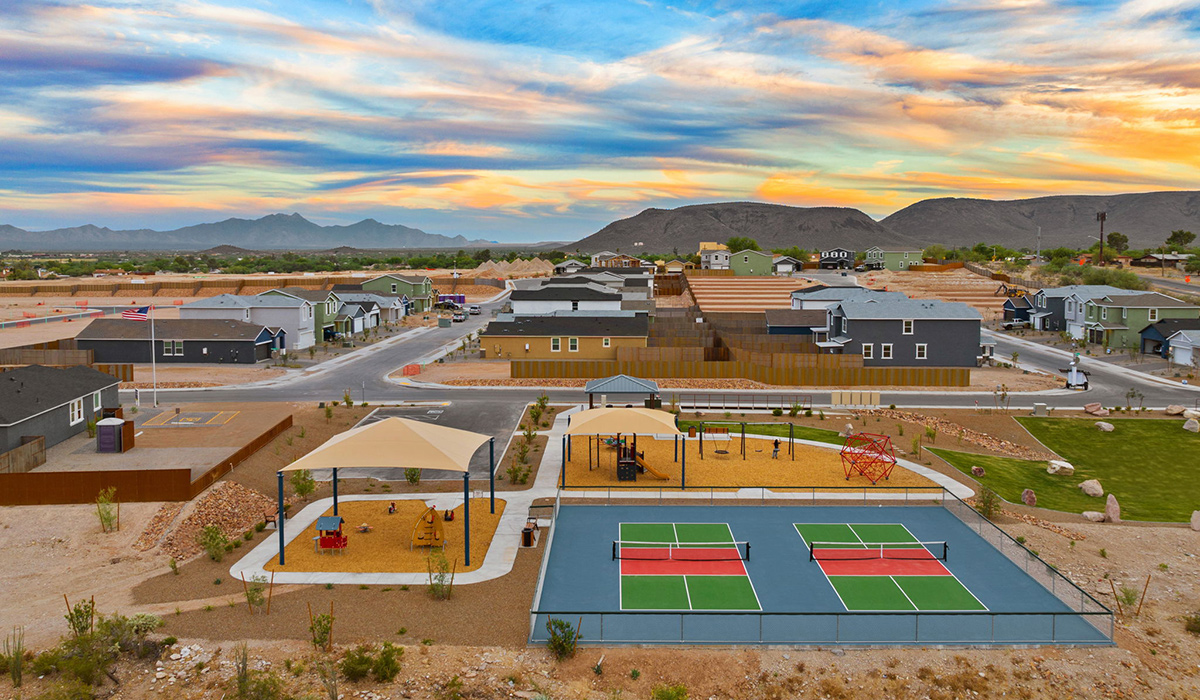Introducing Redford Estates by D.R. Horton – Your Future Awaits in Southwest Tucson. Get ready for something spectacular! D.R. Horton is breaking ground on Redford Estates, our newest community on the booming southwest side of Tucson. Positioned along the key Valencia corridor just off I-19.  Spanning nearly 7 acres of planned recreation and park space, Redford Estates offers an unparalleled lifestyle. Imagine spending your weekends enjoying the expansive green areas, complete with walking paths and open spaces. And with Ebonee Marie Moody Park immediately to the south, your family will have access to baseball fields, basketball courts, playgrounds, ramadas, and more, right at your doorstep.  Our homes at Redford Estates are designed with the future in mind. Each home features a Spanish lace stucco exterior, landscaped front yards with auto drip irrigation, and large backyards that are fully fenced and ready for your personal touch. Covered front porches and back patios offer the perfect spots to unwind and enjoy Tucson's breathtaking sunsets. Inside, the Home is Connected® Smart Home package brings modern convenience to your fingertips with a smart thermostat, video doorbell, keyless entry, and a Wi-Fi-enabled garage door opener.  Redford Estates is not just a place to live—it's a gateway to everything that makes Tucson unique. For those with a passion for food, Tucson's designation as a UNESCO City of Gastronomy means you'll be surrounded by some of the best culinary experiences the city has to offer, from traditional Mexican cuisine to innovative dishes that honor local heritage.  Outdoor enthusiasts will love being close to Tucson Mountain Park and The Loop, the nation's top-rated bike path, offering miles of scenic beauty for biking, walking, and exploration. Plus, with quick access to major employers like the University of Arizona and Tucson International Airport, Redford Estates is perfectly positioned for both work and play.