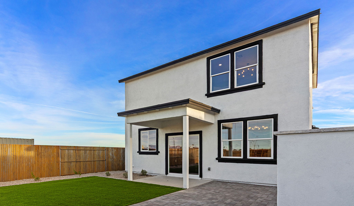 Discover the Gila — a versatile two-story floor plan offering 2,057 sq. ft. of comfortable, modern living in our new Redford Estate community of Southwest Tucson, Arizona.  Thoughtfully crafted for households of all sizes, the Gila features four bedrooms, a spacious loft, and three full bathrooms, ensuring every family member has their own space to unwind and recharge.  A standout highlight of this home is the guest-style suite on the main floor, offering convenient access to a full bathroom. Perfect for visitors, multigenerational living, or private home office, this main-level bedroom offers exceptional flexibility.  The main floor creates an inviting flow, with a generous great room that connects seamlessly to the dining area and kitchen. The kitchen features a large center island, Shaker-style cabinetry, and ample storage space to include a large pantry.  Upstairs, the Gila continues to impress with thoughtful design and family-friendly layout. The well-appointed primary bedroom includes a private en-suite bathroom and large walk-in closet. Bedrooms 2 and 3, along with the loft, share a full bathroom conveniently located for easy access. An additional standout feature is Bedroom 2, which includes a large walk-in closet—a perfect setup for teens, young adults, or anyone who appreciates extra storage and personal space. The second floor also features a large laundry room, conveniently located near the bedrooms.  Our homes at Redford Estates are designed with the future in mind. Each home features a Spanish lace stucco exterior, landscaped front yards with auto drip irrigation, and large backyards that are fully fenced and ready for your personal touch. Inside, the Home is Connected® Smart Home package brings modern convenience to your fingertips with a smart thermostat, video doorbell, keyless entry, and a Wi-Fi-enabled garage door opener.  With three full bathrooms, smartly arranged bedrooms, and spaces crafted for comfort and flexibility, the Gila is designed to meet the needs of today's busy and evolving lifestyles.