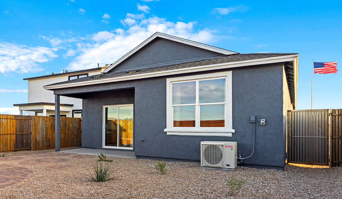 Introducing the Carolina — a thoughtfully designed single-story home offering 1,536 sq. ft. of modern comfort at Redford Estates in Southwest Tucson, Arizona.  With three bedrooms, two full bathrooms, and a two-car garage, this efficient and beautifully planned layout is perfect for those seeking convenience, comfort, and single-level living.  A welcoming front porch invites you inside, where the entryway opens into a bright and beautifully crafted living space. The heart of the home is the well-appointed kitchen, featuring a large center island, walk-in pantry, and stylish Shaker-style cabinetry.  Overlooking the dining area and great room, this open layout makes it easy to cook, gather, and entertain with ease.  The primary bedroom is thoughtfully positioned at the rear of the home, creating a private retreat. Complete with a large en-suite bathroom and walk-in closet, it's designed for relaxation and convenience.  Two additional bedrooms are located toward the front of the home, offering flexibility for family, guests, a home office, or hobbies, and share a full secondary hallway bathroom.  Our homes at Redford Estates are designed with the future in mind. Each home features a Spanish lace stucco exterior, landscaped front yards with auto drip irrigation, and large backyards that are fully fenced and ready for your personal touch. Inside, the Home is Connected® Smart Home package brings modern convenience to your fingertips with a smart thermostat, video doorbell, keyless entry, and a Wi-Fi-enabled garage door opener.  With its smart layout, modern features, and effortless single-story living, the Carolina brings comfort and functionality together in a one beautifully designed home here at Redford Estates.  *Images shown are for reference only. They depict the Carolina model home and may not represent the actual home.