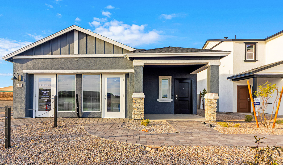 Introducing the Carolina — a thoughtfully designed single-story home offering 1,536 sq. ft. of modern comfort at Redford Estates in Southwest Tucson, Arizona.  With three bedrooms, two full bathrooms, and a two-car garage, this efficient and beautifully planned layout is perfect for those seeking convenience, comfort, and single-level living.  A welcoming front porch invites you inside, where the entryway opens into a bright and beautifully crafted living space. The heart of the home is the well-appointed kitchen, featuring a large center island, walk-in pantry, and stylish Shaker-style cabinetry.  Overlooking the dining area and great room, this open layout makes it easy to cook, gather, and entertain with ease.  The primary bedroom is thoughtfully positioned at the rear of the home, creating a private retreat. Complete with a large en-suite bathroom and walk-in closet, it's designed for relaxation and convenience.  Two additional bedrooms are located toward the front of the home, offering flexibility for family, guests, a home office, or hobbies, and share a full secondary hallway bathroom.  Our homes at Redford Estates are designed with the future in mind. Each home features a Spanish lace stucco exterior, landscaped front yards with auto drip irrigation, and large backyards that are fully fenced and ready for your personal touch. Inside, the Home is Connected® Smart Home package brings modern convenience to your fingertips with a smart thermostat, video doorbell, keyless entry, and a Wi-Fi-enabled garage door opener.  With its smart layout, modern features, and effortless single-story living, the Carolina brings comfort and functionality together in a one beautifully designed home here at Redford Estates.  *Images shown are for reference only. They depict the Carolina model home and may not represent the actual home.