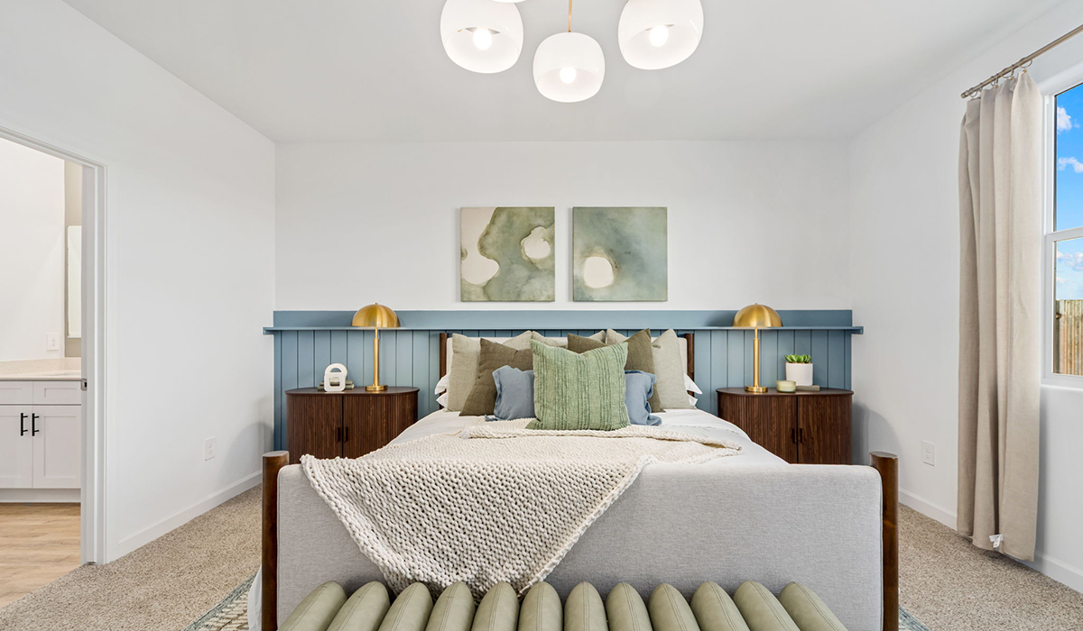 Introducing the Carolina — a thoughtfully designed single-story home offering 1,536 sq. ft. of modern comfort at Redford Estates in Southwest Tucson, Arizona.  With three bedrooms, two full bathrooms, and a two-car garage, this efficient and beautifully planned layout is perfect for those seeking convenience, comfort, and single-level living.  A welcoming front porch invites you inside, where the entryway opens into a bright and beautifully crafted living space. The heart of the home is the well-appointed kitchen, featuring a large center island, walk-in pantry, and stylish Shaker-style cabinetry.  Overlooking the dining area and great room, this open layout makes it easy to cook, gather, and entertain with ease.  The primary bedroom is thoughtfully positioned at the rear of the home, creating a private retreat. Complete with a large en-suite bathroom and walk-in closet, it's designed for relaxation and convenience.  Two additional bedrooms are located toward the front of the home, offering flexibility for family, guests, a home office, or hobbies, and share a full secondary hallway bathroom.  Our homes at Redford Estates are designed with the future in mind. Each home features a Spanish lace stucco exterior, landscaped front yards with auto drip irrigation, and large backyards that are fully fenced and ready for your personal touch. Inside, the Home is Connected® Smart Home package brings modern convenience to your fingertips with a smart thermostat, video doorbell, keyless entry, and a Wi-Fi-enabled garage door opener.  With its smart layout, modern features, and effortless single-story living, the Carolina brings comfort and functionality together in a one beautifully designed home here at Redford Estates.  *Images shown are for reference only. They depict the Carolina model home and may not represent the actual home.