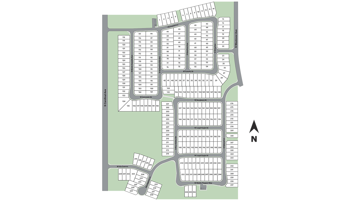 Static Lot Map