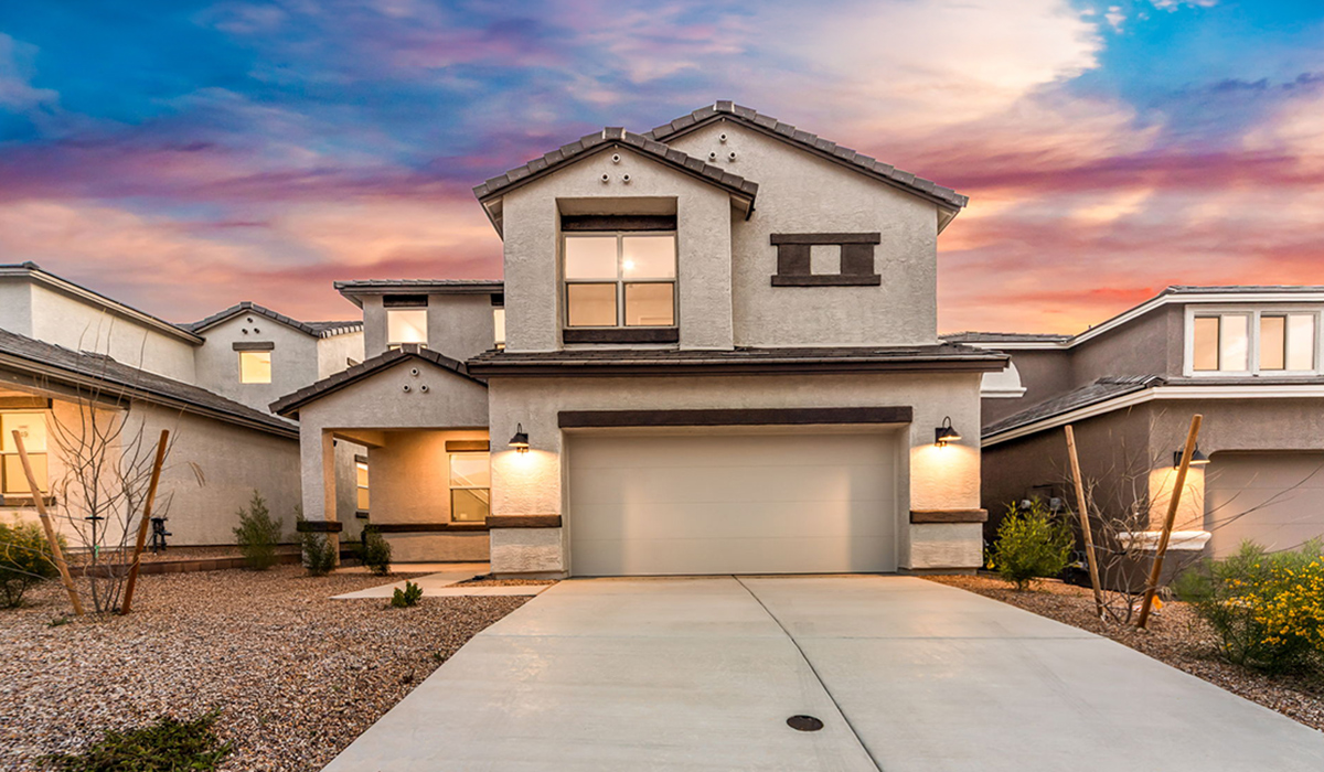 Welcome to The Oasis at Rocking K, a premier D.R. Horton new home community nestled in the picturesque landscapes of Vail, Arizona, where new homes blend seamlessly with the breathtaking surroundings of the Rincon Mountains. Experience the perfect balance of tranquility and modern convenience in this master-planned neighborhood, designed to offer a lifestyle that caters to families, nature enthusiasts, and anyone seeking a peaceful yet connected community.  The Oasis at Rocking K features five beautifully designed one-story floor plans ranging from 1,400 to 1,900 square feet, each crafted with the high-quality features and finishes D.R. Horton is known for. Homes in Rocking K feature a Spanish lace stucco exterior, tile roofs, and meticulously landscaped front yards with auto drip irrigation. Inside, you’ll find luxurious quartz countertops in the kitchens and bathrooms, 42” shaker-style cabinets with modern cabinet pulls, and wood-look tile flooring throughout the main living areas. Homes also include covered front porches and back patios, perfect for enjoying Arizona’s stunning sunsets and clear night skies.  Each home in The Oasis at Rocking K is equipped with D.R. Horton’s Home is Connected® Smart Home package, which includes a smart thermostat, video doorbell, keyless entry, Wi-Fi-enabled garage door opener, and Deako light switches. Additionally, these homes meet the stringent DOE Zero Energy Ready Home standards, making them not only comfortable and modern but also exceptionally energy-efficient. With features like spray foam insulation, tankless water heaters and LED lighting, these homes are designed to reduce your environmental footprint and provide long-term savings on energy costs.  Living at Rocking K means being part of a vibrant, family-oriented community with a strong sense of connection among residents. The Oasis at Rocking K offers a variety of amenities, including ramadas, picnic tables, and grassy areas perfect for gatherings. Residents also have access to the greater Rocking K master-planned neighborhood amenities, such as a splashpad, large event lawn, walking paths, multipurpose fields, basketball and pickleball courts, and an innovative playground with a zip-line and jungle gym. The new K-8 school, set to open in 2025, is just one of the many features that make Rocking K ideal for families.  Life at Rocking K is further enriched by a lively calendar of lifestyle events, thoughtfully organized by the Rocking K Homeowners Association. These events are a cornerstone of community life, fostering a strong sense of connection among residents. Whether you’re looking to enjoy a quiet evening star gazing in the park or engage in fun activities with neighbors, there’s always something happening. The quarterly lifestyle calendar is packed with regular and seasonal events, including movie nights in the park, sports and summer camps for kids, and wine tasting events for adults. Families can join hiking groups, participate in trivia nights, or enjoy the various holiday celebrations. The community comes alive during the holidays with loads of themed events, arts and crafts fairs, and car shows. Rocking K’s commitment to providing a dynamic and engaging environment ensures that there’s always an opportunity to make memories and build lasting friendships right in your neighborhood.   Residents of Rocking K benefit from easy access to I-10, making commutes to Tucson and surrounding areas a breeze. The community is close to major employers such as Davis-Monthan Air Force Base, Raytheon, and the University of Arizona, as well as top-notch healthcare facilities like TMC Rincon and Northwest Hospital East. The nearby Houghton Town Center and Houghton Rd. business corridor offer convenient shopping, dining, and services.  For outdoor enthusiasts, Rocking K is surrounded by natural beauty and recreational opportunities. Explore the hiking and biking trails at Colossal Cave Mountain Park, Saguaro National Park East, and the Arizona Trail. Enjoy golfing at Del Lago Golf Course, or take a short drive to Sonoita for a day trip to Arizona’s Wine Country. Whether it’s hiking, camping, or simply taking in the stunning views, Rocking K is your gateway to the great outdoors.  With 360-degree mountain views, calm and quiet evenings, and a location that’s close to everything you need, Rocking K is truly a community where you can thrive. Experience the best of Arizona living at The Oasis at Rocking K, where your new home awaits in a community that offers everything you need for a fulfilling lifestyle.