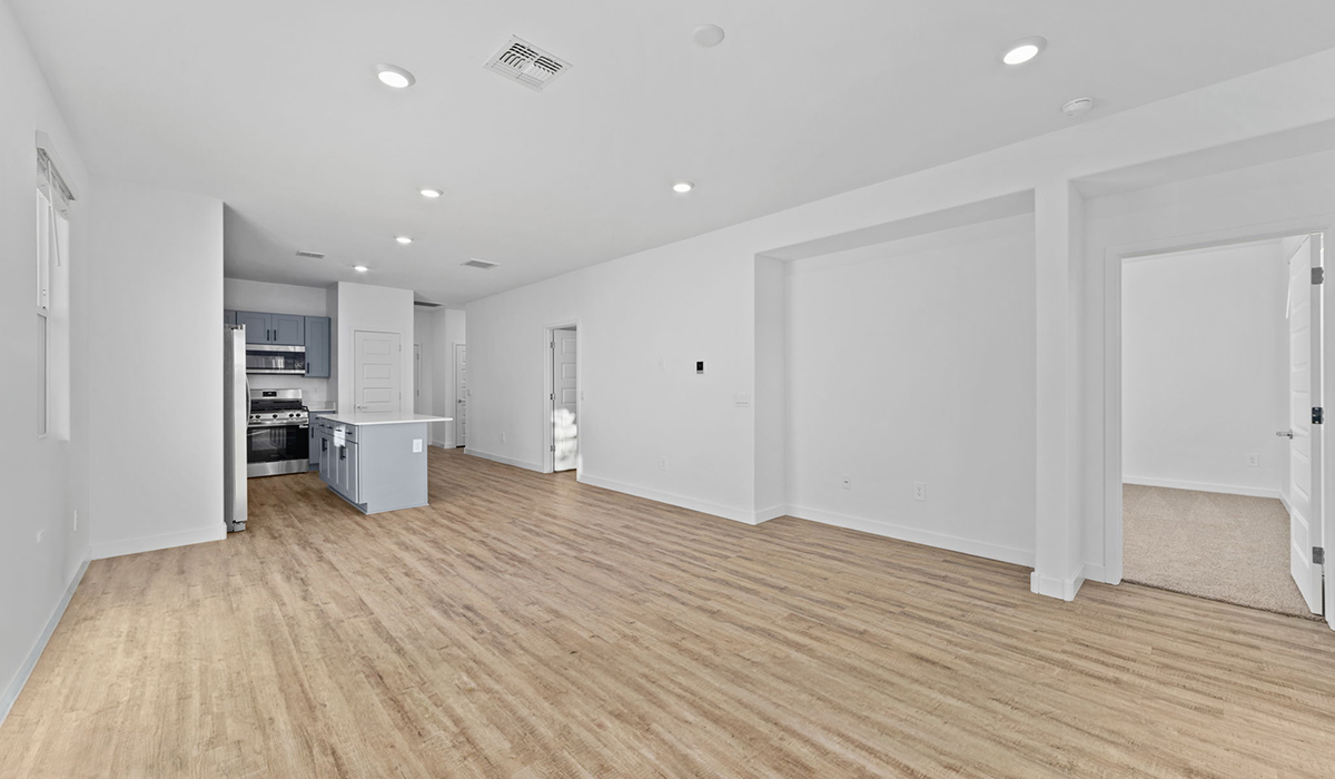 Welcome to The Aloe, a thoughtfully designed new floor plan available at The Oasis at Rocking K by D.R. Horton in Vail, Arizona. Offering 1,310 square feet of efficient and comfortable living space, The Aloe is ideal for those seeking a home that blends functionality, modern style, and everyday ease.  Upon entry, you’re welcomed into an open-concept layout that maximizes every square foot. The large great room serves as the heart of the home and flows seamlessly into the dining area and kitchen, perfect for both relaxing and entertaining. The kitchen offers a clean and modern aesthetic with ample storage and workspace.  The Aloe features three well-proportioned bedrooms designed for comfort and flexibility. The private primary suite is tucked away at the rear of the home and includes a walk-in closet and en-suite bathroom. Two additional bedrooms are located near the front of the home.  Designed with convenience in mind, the home includes a utility room near the kitchen, offering easy access to laundry and additional storage.  Step outside to a spacious backyard, where you can unwind and enjoy Vail’s beautiful weather year-round. Whether you’re sipping your morning coffee or hosting a weekend barbecue, this outdoor space serene surroundings of Rocking K.  Additionally, The Aloe is equipped with D.R. Horton’s Home is Connected Smart Home package, which includes a smart thermostat, video doorbell, keyless entry, and Wi-Fi® enabled garage door opener!  Living in Rocking K offers a variety of amenities, including playgrounds with jungle gyms, parks, ramadas, and walking and biking trails that encourage a healthy, active lifestyle. Designed with energy efficiency in mind, The Aloe at The Oasis at Rocking K is an Energy Ready Home, helping to lower utility costs, offering you long-term savings, and a sustainable living environment.  *Images shown are for reference only. They depict The Aloe spec home and may not represent the actual home.