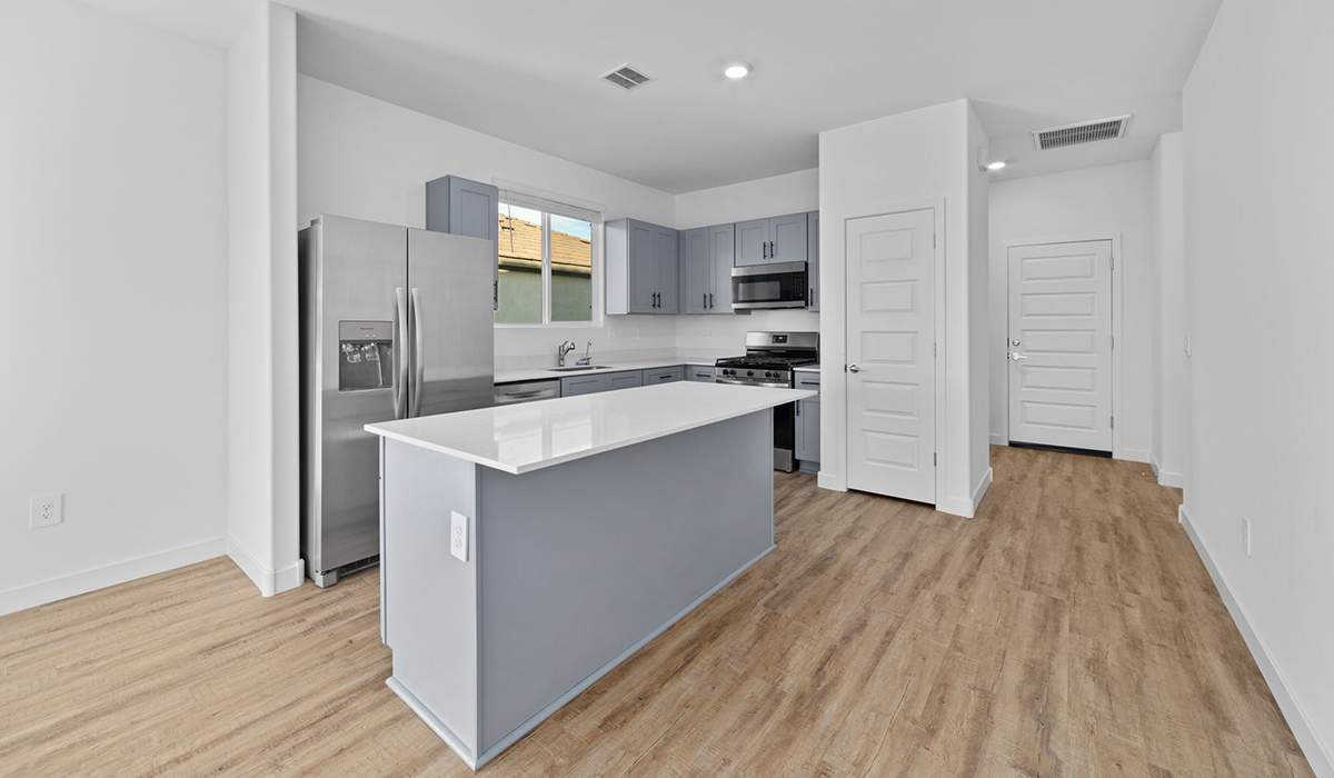 Welcome to The Aloe, a thoughtfully designed new floor plan available at The Oasis at Rocking K by D.R. Horton in Vail, Arizona. Offering 1,310 square feet of efficient and comfortable living space, The Aloe is ideal for those seeking a home that blends functionality, modern style, and everyday ease.  Upon entry, you’re welcomed into an open-concept layout that maximizes every square foot. The large great room serves as the heart of the home and flows seamlessly into the dining area and kitchen, perfect for both relaxing and entertaining. The kitchen offers a clean and modern aesthetic with ample storage and workspace.  The Aloe features three well-proportioned bedrooms designed for comfort and flexibility. The private primary suite is tucked away at the rear of the home and includes a walk-in closet and en-suite bathroom. Two additional bedrooms are located near the front of the home.  Designed with convenience in mind, the home includes a utility room near the kitchen, offering easy access to laundry and additional storage.  Step outside to a spacious backyard, where you can unwind and enjoy Vail’s beautiful weather year-round. Whether you’re sipping your morning coffee or hosting a weekend barbecue, this outdoor space serene surroundings of Rocking K.  Additionally, The Aloe is equipped with D.R. Horton’s Home is Connected Smart Home package, which includes a smart thermostat, video doorbell, keyless entry, and Wi-Fi® enabled garage door opener!  Living in Rocking K offers a variety of amenities, including playgrounds with jungle gyms, parks, ramadas, and walking and biking trails that encourage a healthy, active lifestyle. Designed with energy efficiency in mind, The Aloe at The Oasis at Rocking K is an Energy Ready Home, helping to lower utility costs, offering you long-term savings, and a sustainable living environment.  *Images shown are for reference only. They depict The Aloe spec home and may not represent the actual home.