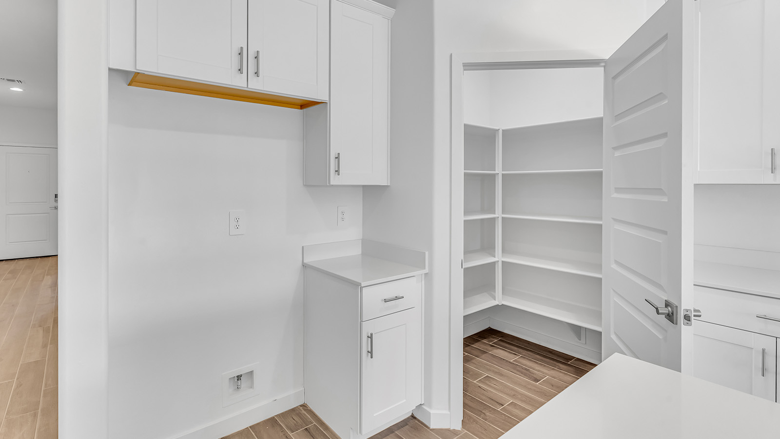 Discover The Harris, a beautifully designed new home at The Oasis at Rocking K, located in the serene surroundings of Vail, Arizona.  This charming one-story new home offers a seamless blend of style, functionality, and comfort, perfect for families and individuals alike. The Harris spans 1,856 square feet and includes four spacious bedrooms, two-and-a-half bathrooms, and a two-car garage, all meticulously crafted to meet the needs of modern living.  The exterior of The Harris offers three elevation options, each featuring D.R. Horton’s signature Spanish lace stucco, tile roofs, and professionally landscaped front yards with auto drip irrigation, adding to the home’s curb appeal. Inside, you’re greeted by an inviting foyer that leads to an open-concept living area, where the great room flows effortlessly into the dining area and a modern kitchen.  The kitchen is a chef's dream, equipped with top-of-the-line stainless steel appliances, quartz countertops, a large center island, and 42” shaker-style cabinets with stylish cabinet pulls. Adjacent to the kitchen, the dining area is perfect for family meals or entertaining guests. The great room, with its ample natural light and direct access to the covered patio, provides a perfect space for relaxation and gatherings.  The primary bedroom is a private sanctuary located at the back of the home, offering tranquility and easy access to the backyard. It features a walk-in closet and a luxurious en-suite bathroom with dual sinks and a large walk-in shower. The additional three bedrooms are generously sized, with two sharing a well-appointed full bathroom. A powder room, strategically placed near the living areas, adds convenience for guests.  Living at The Oasis at Rocking K means enjoying a variety of amenities, including ramadas, picnic areas, and access to the greater Rocking K master-planned community’s parks, walking trails, recreational facilities and events. Each home in this community also comes equipped with D.R. Horton’s Home is Connected® Smart Home package, offering the latest in modern living with features like a smart thermostat, video doorbell, and more.  Whether you’re looking for a home that offers space, style, or a sense of community, The Harris at The Oasis at Rocking K provides it all in a location that’s close to everything you need in Vail, Arizona.