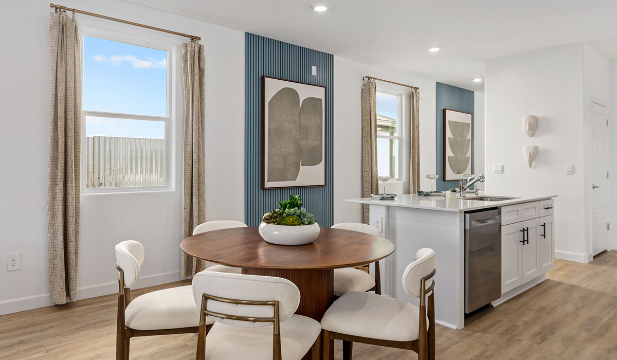 Welcome to The Caroline, a new floor plan available at The Oasis at Rocking K by D.R. Horton in Vail, Arizona. This single-story new home is 1,536 square feet and is thoughtfully planned out throughout the living spaces. The Caroline offers three bedrooms and two bathrooms, making it ideal for families who value both space and convenience.  As you enter through the inviting covered porch, you’re greeted by a bright and airy entryway that flows into the heart of the home. The expansive great room, dining area, and kitchen are thoughtfully connected, creating an ideal space for entertaining or enjoying time with family.  The Caroline’s layout includes a generously sized primary bedroom, carefully positioned for privacy at the rear of the home. This spacious room features a large walk-in closet and an en-suite bathroom. The additional two bedrooms are well-sized and located in separate areas of the home with easy access to the main full bathroom.  The Caroline is designed with energy efficiency in mind and features a tankless water heater, energy-efficient LED lighting, and high-performance insulation, helping to lower utility costs. Additionally, this home is equipped with D.R. Horton’s Home is Connected Smart Home package, which includes a smart thermostat, video doorbell, keyless entry, and Wi-Fi® enabled garage door opener.  Step outside to a spacious backyard, where you can unwind and enjoy Vail’s beautiful weather year-round. Whether you’re sipping your morning coffee or hosting a weekend barbecue, this outdoor space serene surroundings of Rocking K.  Living in Rocking K offers a variety of amenities, including playgrounds with jungle gyms, parks, ramadas, and walking and biking trails that encourage a healthy and active lifestyles.  *Images shown are for reference only. They depict The Caroline sales model home and may not represent the actual home.