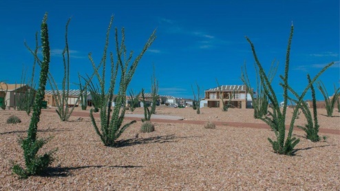 Discover the new homes at Hanson Ridge, a peaceful D.R. Horton community located in the scenic town of Vail, Arizona. Tucked away from the hustle and bustle of city life, Hanson Ridge offers a serene lifestyle with incredible desert landscapes and mountain views, while still providing easy access to I-10, making commutes to Tucson and surrounding areas convenient. Whether you’re seeking tranquility or proximity to modern conveniences, Hanson Ridge delivers the best of both worlds. This thoughtfully planned community features a variety of spacious one- and two-story homes, ranging from 1,300 to 2,500 square feet, designed to accommodate diverse lifestyles. Each home at Hanson Ridge is equipped with high-quality features, including granite countertops in the kitchens and bathrooms, 42" shaker-style cabinets, and beautiful 18"x18" tile flooring. The homes also feature covered front porches and back patios, providing the perfect spaces to enjoy Arizona’s beautiful weather. The community is designed with spacious lots, and generous pool-ready backyards, giving you the flexibility to customize your own outdoor oasis. Hanson Ridge is built with energy efficiency in mind, meeting the DOE Zero Energy Ready Home standards. These high-performance homes are so energy-efficient that a renewable energy system could offset most or all of the home's annual energy use. With advanced features such as a tankless water heater, energy-efficient LED lighting, a smart thermostat and more, these homes offer both comfort and sustainability. Additionally, the Home is Connected® Smart Home package built into every home includes a video doorbell, keyless entry, Deako smart switches a Wi-Fi-enabled garage door opener and more, ensuring that modern convenience is at your fingertips whether you're at home or away. Residents of Hanson Ridge enjoy a strong sense of community, with parks, walking paths, and playgrounds sprinkled throughout the neighborhood, fostering connections among families and neighbors. The Vail Unified School District, renowned for its exceptional educational standards, serves this community, with Acacia Elementary School, Old Vail Middle School, and Cienega High School all located nearby. The location of Hanson Ridge provides residents with easy access to a variety of outdoor and recreational activities. Explore the nearby Rincon Mountains, hike through Saguaro National Park, or visit Colossal Cave Mountain Park and Cienega Creek Natural Preserve. For those who enjoy golfing, Del Lago Golf Course is just minutes away. The community’s proximity to major employers such as Raytheon, UA Tech Park, Davis-Monthan Air Force Base, and the Target Distribution Center makes it an ideal choice for working professionals. In addition to its natural beauty and recreational offerings, Hanson Ridge is just a short drive from the town center, where you’ll find shopping, dining, and entertainment options. Visit the Pima County Fairgrounds, enjoy a movie at Galaxy Theatres, or explore the historic Cienega Bridge landmark. For a weekend getaway, Sonoita’s Wine Country is just 30 minutes away, offering cooler climates, picturesque vineyards, and outdoor adventures. Hanson Ridge offers a unique blend of peaceful, rural living with the convenience of nearby urban amenities. Experience the charm and comfort of Hanson Ridge, where your new home awaits.