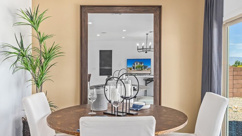 Discover the new homes at Hanson Ridge, a peaceful D.R. Horton community located in the scenic town of Vail, Arizona. Tucked away from the hustle and bustle of city life, Hanson Ridge offers a serene lifestyle with incredible desert landscapes and mountain views, while still providing easy access to I-10, making commutes to Tucson and surrounding areas convenient. Whether you’re seeking tranquility or proximity to modern conveniences, Hanson Ridge delivers the best of both worlds. This thoughtfully planned community features a variety of spacious one- and two-story homes, ranging from 1,300 to 2,500 square feet, designed to accommodate diverse lifestyles. Each home at Hanson Ridge is equipped with high-quality features, including granite countertops in the kitchens and bathrooms, 42" shaker-style cabinets, and beautiful 18"x18" tile flooring. The homes also feature covered front porches and back patios, providing the perfect spaces to enjoy Arizona’s beautiful weather. The community is designed with spacious lots, and generous pool-ready backyards, giving you the flexibility to customize your own outdoor oasis. Hanson Ridge is built with energy efficiency in mind, meeting the DOE Zero Energy Ready Home standards. These high-performance homes are so energy-efficient that a renewable energy system could offset most or all of the home's annual energy use. With advanced features such as a tankless water heater, energy-efficient LED lighting, a smart thermostat and more, these homes offer both comfort and sustainability. Additionally, the Home is Connected® Smart Home package built into every home includes a video doorbell, keyless entry, Deako smart switches a Wi-Fi-enabled garage door opener and more, ensuring that modern convenience is at your fingertips whether you're at home or away. Residents of Hanson Ridge enjoy a strong sense of community, with parks, walking paths, and playgrounds sprinkled throughout the neighborhood, fostering connections among families and neighbors. The Vail Unified School District, renowned for its exceptional educational standards, serves this community, with Acacia Elementary School, Old Vail Middle School, and Cienega High School all located nearby. The location of Hanson Ridge provides residents with easy access to a variety of outdoor and recreational activities. Explore the nearby Rincon Mountains, hike through Saguaro National Park, or visit Colossal Cave Mountain Park and Cienega Creek Natural Preserve. For those who enjoy golfing, Del Lago Golf Course is just minutes away. The community’s proximity to major employers such as Raytheon, UA Tech Park, Davis-Monthan Air Force Base, and the Target Distribution Center makes it an ideal choice for working professionals. In addition to its natural beauty and recreational offerings, Hanson Ridge is just a short drive from the town center, where you’ll find shopping, dining, and entertainment options. Visit the Pima County Fairgrounds, enjoy a movie at Galaxy Theatres, or explore the historic Cienega Bridge landmark. For a weekend getaway, Sonoita’s Wine Country is just 30 minutes away, offering cooler climates, picturesque vineyards, and outdoor adventures. Hanson Ridge offers a unique blend of peaceful, rural living with the convenience of nearby urban amenities. Experience the charm and comfort of Hanson Ridge, where your new home awaits.