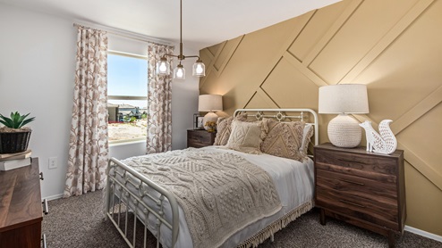 Discover the new homes at Hanson Ridge, a peaceful D.R. Horton community located in the scenic town of Vail, Arizona. Tucked away from the hustle and bustle of city life, Hanson Ridge offers a serene lifestyle with incredible desert landscapes and mountain views, while still providing easy access to I-10, making commutes to Tucson and surrounding areas convenient. Whether you’re seeking tranquility or proximity to modern conveniences, Hanson Ridge delivers the best of both worlds. This thoughtfully planned community features a variety of spacious one- and two-story homes, ranging from 1,300 to 2,500 square feet, designed to accommodate diverse lifestyles. Each home at Hanson Ridge is equipped with high-quality features, including granite countertops in the kitchens and bathrooms, 42" shaker-style cabinets, and beautiful 18"x18" tile flooring. The homes also feature covered front porches and back patios, providing the perfect spaces to enjoy Arizona’s beautiful weather. The community is designed with spacious lots, and generous pool-ready backyards, giving you the flexibility to customize your own outdoor oasis. Hanson Ridge is built with energy efficiency in mind, meeting the DOE Zero Energy Ready Home standards. These high-performance homes are so energy-efficient that a renewable energy system could offset most or all of the home's annual energy use. With advanced features such as a tankless water heater, energy-efficient LED lighting, a smart thermostat and more, these homes offer both comfort and sustainability. Additionally, the Home is Connected® Smart Home package built into every home includes a video doorbell, keyless entry, Deako smart switches a Wi-Fi-enabled garage door opener and more, ensuring that modern convenience is at your fingertips whether you're at home or away. Residents of Hanson Ridge enjoy a strong sense of community, with parks, walking paths, and playgrounds sprinkled throughout the neighborhood, fostering connections among families and neighbors. The Vail Unified School District, renowned for its exceptional educational standards, serves this community, with Acacia Elementary School, Old Vail Middle School, and Cienega High School all located nearby. The location of Hanson Ridge provides residents with easy access to a variety of outdoor and recreational activities. Explore the nearby Rincon Mountains, hike through Saguaro National Park, or visit Colossal Cave Mountain Park and Cienega Creek Natural Preserve. For those who enjoy golfing, Del Lago Golf Course is just minutes away. The community’s proximity to major employers such as Raytheon, UA Tech Park, Davis-Monthan Air Force Base, and the Target Distribution Center makes it an ideal choice for working professionals. In addition to its natural beauty and recreational offerings, Hanson Ridge is just a short drive from the town center, where you’ll find shopping, dining, and entertainment options. Visit the Pima County Fairgrounds, enjoy a movie at Galaxy Theatres, or explore the historic Cienega Bridge landmark. For a weekend getaway, Sonoita’s Wine Country is just 30 minutes away, offering cooler climates, picturesque vineyards, and outdoor adventures. Hanson Ridge offers a unique blend of peaceful, rural living with the convenience of nearby urban amenities. Experience the charm and comfort of Hanson Ridge, where your new home awaits.