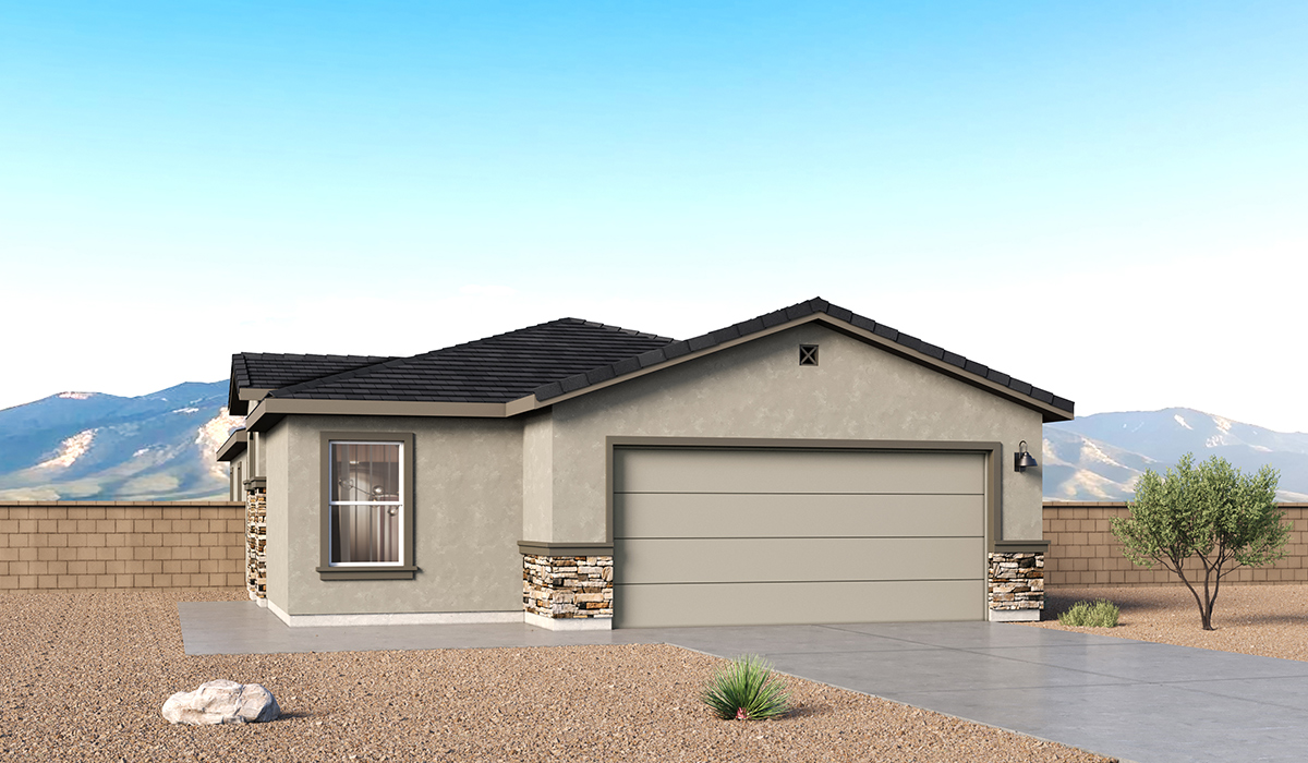 Step into The Aloe at Hanson Ridge in Vail, Arizona – a thoughtfully crafted 1,310 sq. ft. brand new single-story floor plan designed to offer a perfect harmony of comfort and convenience.  Upon entry, you’re welcomed into an open-concept layout that maximizes every square foot. The large great room serves as the heart of the home and flows seamlessly into the dining area and kitchen, perfect for both relaxing and entertaining. The kitchen is beautifully appointed with Shaker-style cabinetry creating a clean and modern aesthetic.  The Aloe features three well-proportioned bedrooms designed for comfort and flexibility. The private primary suite is tucked away at the rear of the home and includes a walk-in closet and en-suite bathroom. Two additional bedrooms are located near the front of the home. The home also includes a utility room for added convenience and direct access to the central part of the home, making laundry and essential tasks efficient and easy.  Step outside from the great room to spacious backyard where you can enjoy Vail’s beautiful scenery and weather year-round. Whether you're savoring a quiet morning or hosting a weekend barbecue, this outdoor space serene surroundings of Hanson Ridge.  Additionally, The Aloe is equipped with D.R. Horton’s Home is Connected Smart Home package, which includes a smart thermostat, video doorbell, keyless entry, and Wi-Fi® enabled garage door opener!  Living at Hanson Ridge means more than just having a beautiful home. The community offers a peaceful lifestyle with incredible desert landscapes, mountain views, and easy access to I-10 for convenient commutes to Tucson and surrounding areas.  *Images shown are for reference only. They depict The Aloe spec home and may not represent the actual home.