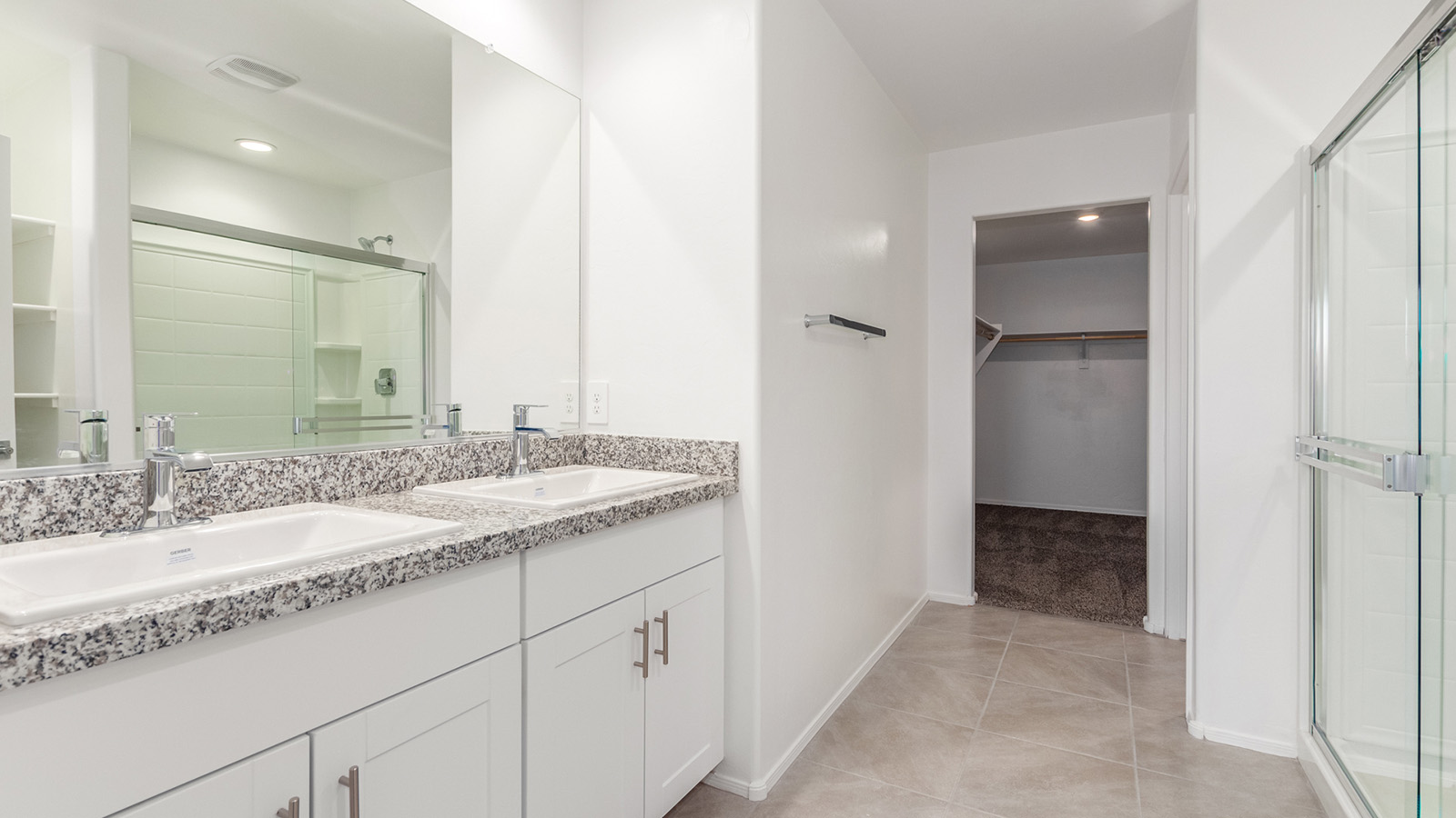 Introducing The Grace at Hanson Ridge in Vail, Arizona – a stunning 1,963 sq. ft. two-story new home designed to bring a blend of comfort, style, and functionality to your everyday life.  As you enter this spacious home through the welcoming front porch, you’re greeted by an entryway that leads into an expansive great room. The open-concept main floor seamlessly connects the great room to the dining area and kitchen, creating an inviting space perfect for family gatherings and entertaining guests. The kitchen is a true centerpiece, featuring granite countertops, modern appliances, and a large walk-in pantry, ensuring both style and practicality.  The main floor also includes a convenient powder room and direct access to a two-car garage, adding to the home's functionality. Just off the kitchen and dining room, the covered patio invites you to enjoy Arizona’s beautiful weather year-round, providing a perfect spot for outdoor dining or relaxing in the serene desert surroundings.  Upstairs, the master suite offers a tranquil get-away with a spacious bedroom, a large walk-in closet, and an en-suite bathroom featuring dual vanities and a walk-in shower. The upper level also includes three additional bedrooms, each with its own walk-in closet, ensuring ample storage space for the entire family. A full bathroom, a centrally located utility room, and a versatile loft area that can be adapted to suit your family’s needs complete the upstairs living quarters.  Living at Hanson Ridge offers the best of both worlds – a peaceful, scenic environment with easy access to the conveniences of Tucson. The community is designed to foster a strong sense of connection among neighbors, with parks, walking paths, and playgrounds woven throughout. Plus, Hanson Ridge homes, including The Grace, are built to DOE Zero Energy Ready Home standards, ensuring energy efficiency and sustainability for years to come.  Come experience The Grace at Hanson Ridge, where modern living meets the beauty of Arizona’s desert landscape.