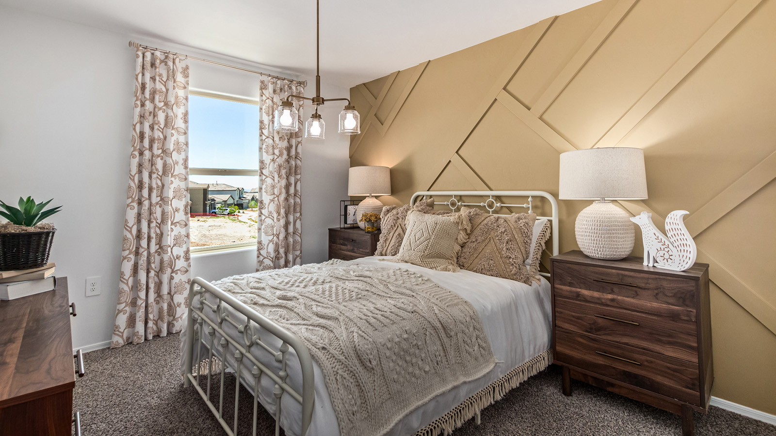 Discover The Kate at Hanson Ridge in Vail, Arizona – a beautifully designed 2,264 sq. ft. two-story floor plan that seamlessly blends functionality with style, offering a perfect retreat within the stunning desert landscape.  As you step through the front porch, you're greeted by a spacious entryway that leads directly into the heart of the home. The main floor is laid out to accommodate both everyday living and special occasions. The expansive great room opens into the dining area and the kitchen, creating a central hub for gatherings. The kitchen features quartz countertops, modern appliances, and a large walk-in pantry.  The covered patio is just off the dining area extends your living space outdoors, perfect for enjoying the beautiful Arizona weather year-round.  Upstairs, The Kate offers a private sanctuary with four well-appointed bedrooms. The primary suite is a true sanctuary, featuring a spacious bedroom, a large walk-in closet, and an en-suite bathroom. The upper level also includes three additional bedrooms, each with ample closet space, and a full bathroom conveniently located near the laundry room. A versatile loft provides additional space for relaxation, hobbies, or work, making this home ideal for growing families.  Living at Hanson Ridge means enjoying the best of both worlds – a peaceful, scenic environment with easy access to modern conveniences. The community offers parks, walking paths, and playgrounds, making it a perfect setting for families. Hanson Ridge homes, including The Kate, are built with energy efficiency in mind, meeting DOE Zero Energy Ready Home standards. This means you can enjoy a sustainable lifestyle with lower utility costs, featuring advanced energy-saving technologies and smart home features.  *Images shown are for reference only. They depict the Kate model and may not represent the actual home.