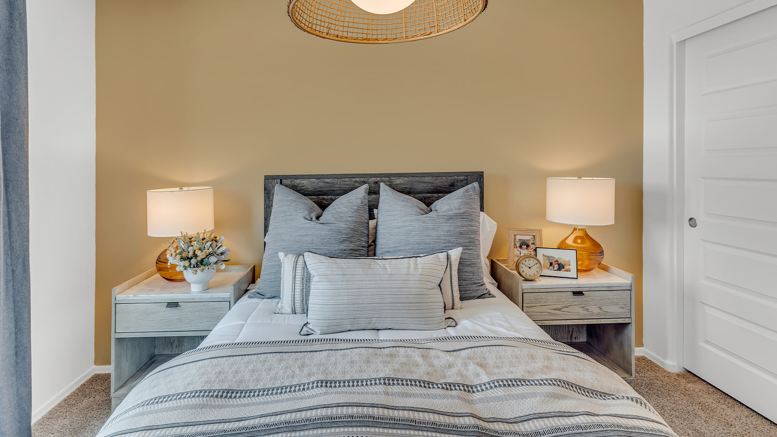 Discover The Kate at Hanson Ridge in Vail, Arizona – a beautifully designed 2,264 sq. ft. two-story floor plan that seamlessly blends functionality with style, offering a perfect retreat within the stunning desert landscape.  As you step through the front porch, you're greeted by a spacious entryway that leads directly into the heart of the home. The main floor is laid out to accommodate both everyday living and special occasions. The expansive great room opens into the dining area and the kitchen, creating a central hub for gatherings. The kitchen features quartz countertops, modern appliances, and a large walk-in pantry.  The covered patio is just off the dining area extends your living space outdoors, perfect for enjoying the beautiful Arizona weather year-round.  Upstairs, The Kate offers a private sanctuary with four well-appointed bedrooms. The primary suite is a true sanctuary, featuring a spacious bedroom, a large walk-in closet, and an en-suite bathroom. The upper level also includes three additional bedrooms, each with ample closet space, and a full bathroom conveniently located near the laundry room. A versatile loft provides additional space for relaxation, hobbies, or work, making this home ideal for growing families.  Living at Hanson Ridge means enjoying the best of both worlds – a peaceful, scenic environment with easy access to modern conveniences. The community offers parks, walking paths, and playgrounds, making it a perfect setting for families. Hanson Ridge homes, including The Kate, are built with energy efficiency in mind, meeting DOE Zero Energy Ready Home standards. This means you can enjoy a sustainable lifestyle with lower utility costs, featuring advanced energy-saving technologies and smart home features.  *Images shown are for reference only. They depict the Kate model and may not represent the actual home.