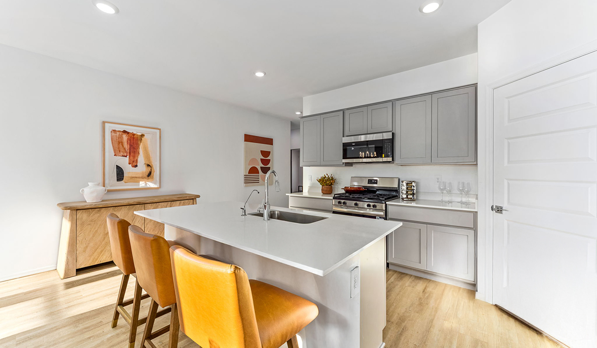 Step into The Cali at Hanson Ridge in Vail, Arizona - a thoughtfully crafted 1,823 sq. ft. single-story new home designed to offer a perfect harmony of comfort and desert elegance. As you enter through the inviting front porch, you're welcomed into a bright and airy living space that flows seamlessly into the great room, dining area, and kitchen. This open-concept design is perfect for both casual family living and entertaining. The kitchen, with its Quartz countertops, modern appliances, and a convenient pantry, is both stylish and functional, making meal preparation a breeze. The primary suite, located at the rear of the home, provides a private retreat with a spacious bedroom, a large walk-in closet, and an en-suite bathroom featuring dual vanities and a walk-in shower.  Whether you’re planning to create a dream outdoor oasis or simply enjoy the natural surroundings, this space offers endless possibilities. Built with modern living in mind, The Cali includes D.R. Horton’s Home is Connected® Smart Home package, featuring a smart thermostat, video doorbell, keyless entry, and a Wi-Fi enabled garage door opener. Energy efficiency is also a priority, with spray foam insulation and designs that meet the DOE Zero Energy Ready Home standards, ensuring long-term savings and environmental benefits.  Located within the serene Hanson Ridge community, residents of The Cali enjoy the luxury of space combined with easy access to urban amenities. Come home to The Cali, where comfort, style, and the beauty of Arizona living come together in perfect harmony.  *Images shown are for reference only. They depict a model home and may not represent the actual home.