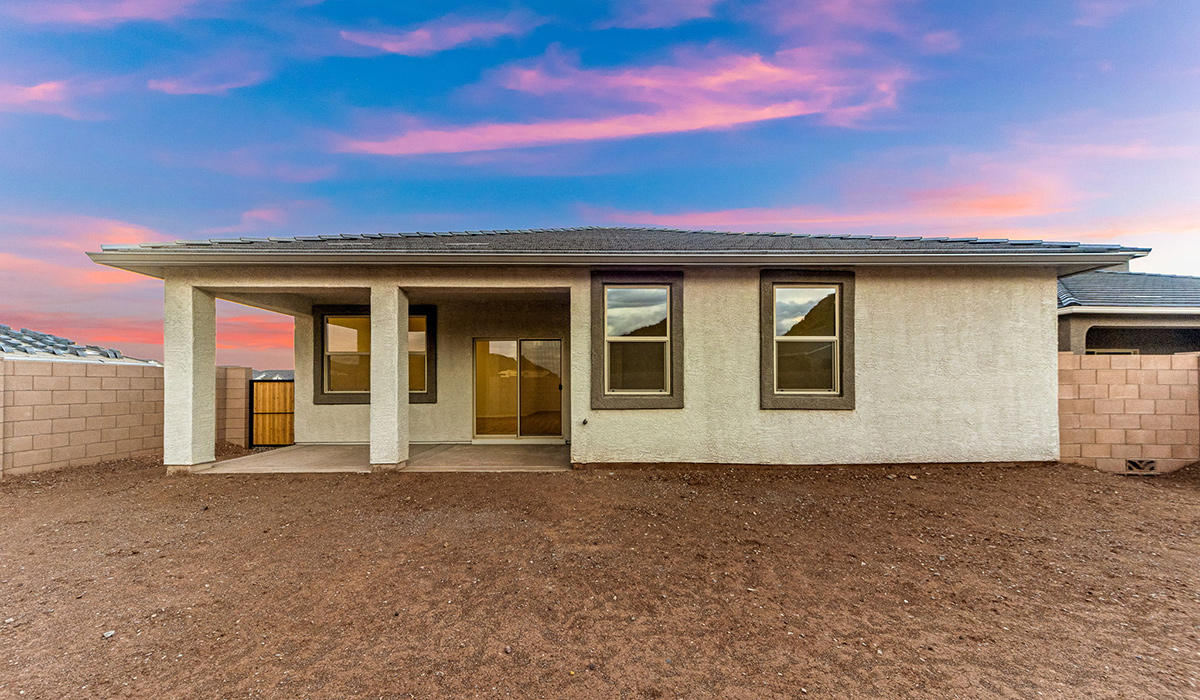 Discover the Dalea at Hanson Ridge in Vail, Arizona - a beautifully designed single-story home that perfectly balances comfort and elegance. This thoughtfully crafted floor plan offers two spacious layout options: a 2,058 sq. ft. home featuring four bedrooms and a 3-car tandem garage, or a 2,224 sq. ft. layout with five bedrooms and a two-car garage. Whether you're looking for extra space or a more open layout, the Dalea is designed to suit your lifestyle with style and functionality in every detail.  As you enter through the inviting front porch, you're welcomed into a bright and airy living space that flows seamlessly into the great room, dining area, and kitchen. This open-concept design is perfect for both family gatherings and entertaining. The kitchen features Quartz countertops, Shaker Style Cabinetry, modern appliances, and a convenient pantry, making meal preparation a breeze.  The primary suite, located at the rear of the home, providing a private retreat with a spacious a large walk-in closet, and en-suite bathroom featuring dual vanities and a walk-in shower. This suite offers a peaceful escape, ideal for relaxation. This thoughtfully designed four to five-bedroom home offers privacy and comfort with three bathrooms. The Dalea plan also includes a utility room and two-car garage with the option of three-car garage.   Living at Hanson Ridge means more than just having a beautiful home. The community offers a peaceful lifestyle with incredible desert landscapes, mountain views, and easy access to I-10 for convenient commutes to Tucson and surrounding areas. Designed with energy efficiency in mind, The Dalea at Hanson Ridge meets Zero Energy Ready Home standards, ensuring sustainability and long-term savings.  Experience the charm and comfort of The Dalea at Hanson Ridge, where modern convenience meets the beauty of Arizona’s desert landscape.  *Images shown are for reference only. They depict The Dalea spec home and may not represent the actual home.