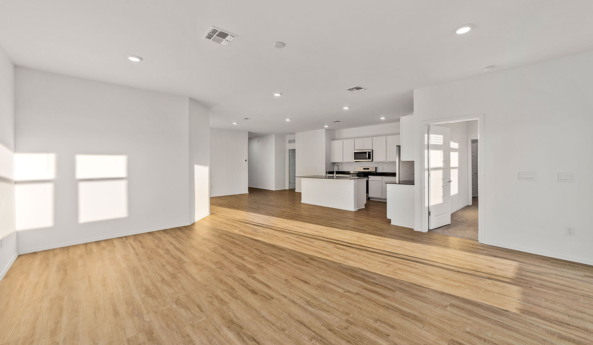 Discover the Dalea at Hanson Ridge in Vail, Arizona - a beautifully designed single-story home that perfectly balances comfort and elegance. This thoughtfully crafted floor plan offers two spacious layout options: a 2,058 sq. ft. home featuring four bedrooms and a 3-car tandem garage, or a 2,224 sq. ft. layout with five bedrooms and a two-car garage. Whether you're looking for extra space or a more open layout, the Dalea is designed to suit your lifestyle with style and functionality in every detail.  As you enter through the inviting front porch, you're welcomed into a bright and airy living space that flows seamlessly into the great room, dining area, and kitchen. This open-concept design is perfect for both family gatherings and entertaining. The kitchen features Quartz countertops, Shaker Style Cabinetry, modern appliances, and a convenient pantry, making meal preparation a breeze.  The primary suite, located at the rear of the home, providing a private retreat with a spacious a large walk-in closet, and en-suite bathroom featuring dual vanities and a walk-in shower. This suite offers a peaceful escape, ideal for relaxation. This thoughtfully designed four to five-bedroom home offers privacy and comfort with three bathrooms. The Dalea plan also includes a utility room and two-car garage with the option of three-car garage.   Living at Hanson Ridge means more than just having a beautiful home. The community offers a peaceful lifestyle with incredible desert landscapes, mountain views, and easy access to I-10 for convenient commutes to Tucson and surrounding areas. Designed with energy efficiency in mind, The Dalea at Hanson Ridge meets Zero Energy Ready Home standards, ensuring sustainability and long-term savings.  Experience the charm and comfort of The Dalea at Hanson Ridge, where modern convenience meets the beauty of Arizona’s desert landscape.